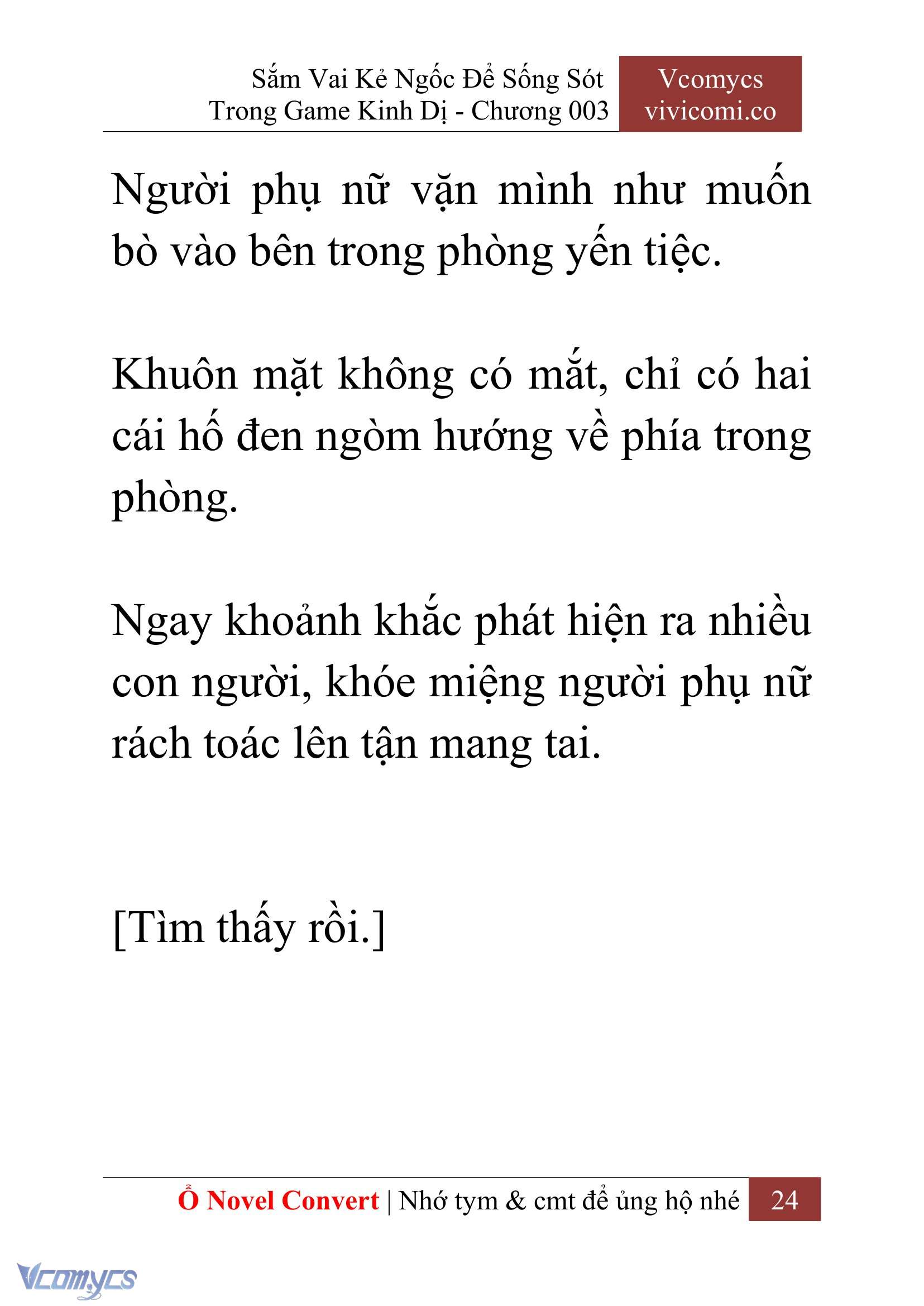 [Novel] Sắm Vai Kẻ Ngốc Để Sống Sót Trong Game Kinh Dị Chapter 3 - Trang 28