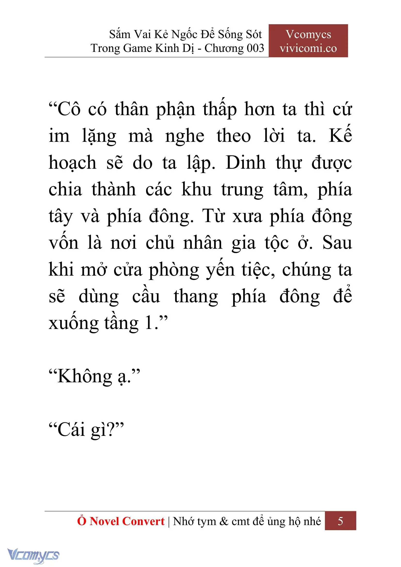 [Novel] Sắm Vai Kẻ Ngốc Để Sống Sót Trong Game Kinh Dị Chapter 3 - Trang 9