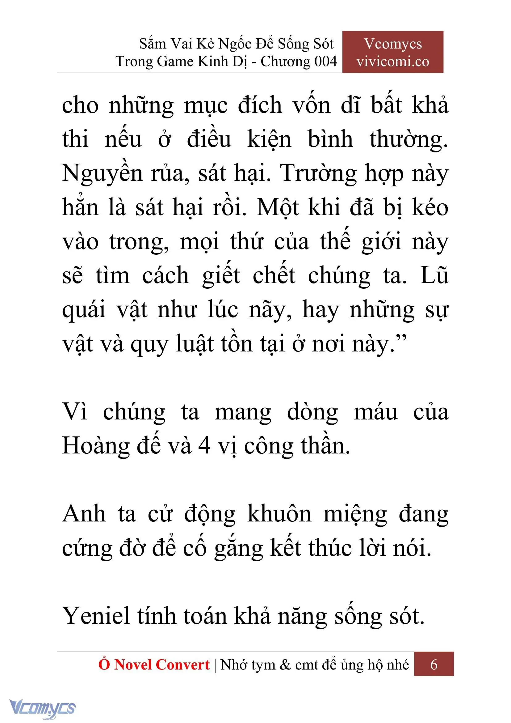 [Novel] Sắm Vai Kẻ Ngốc Để Sống Sót Trong Game Kinh Dị Chapter 4 - Trang 10