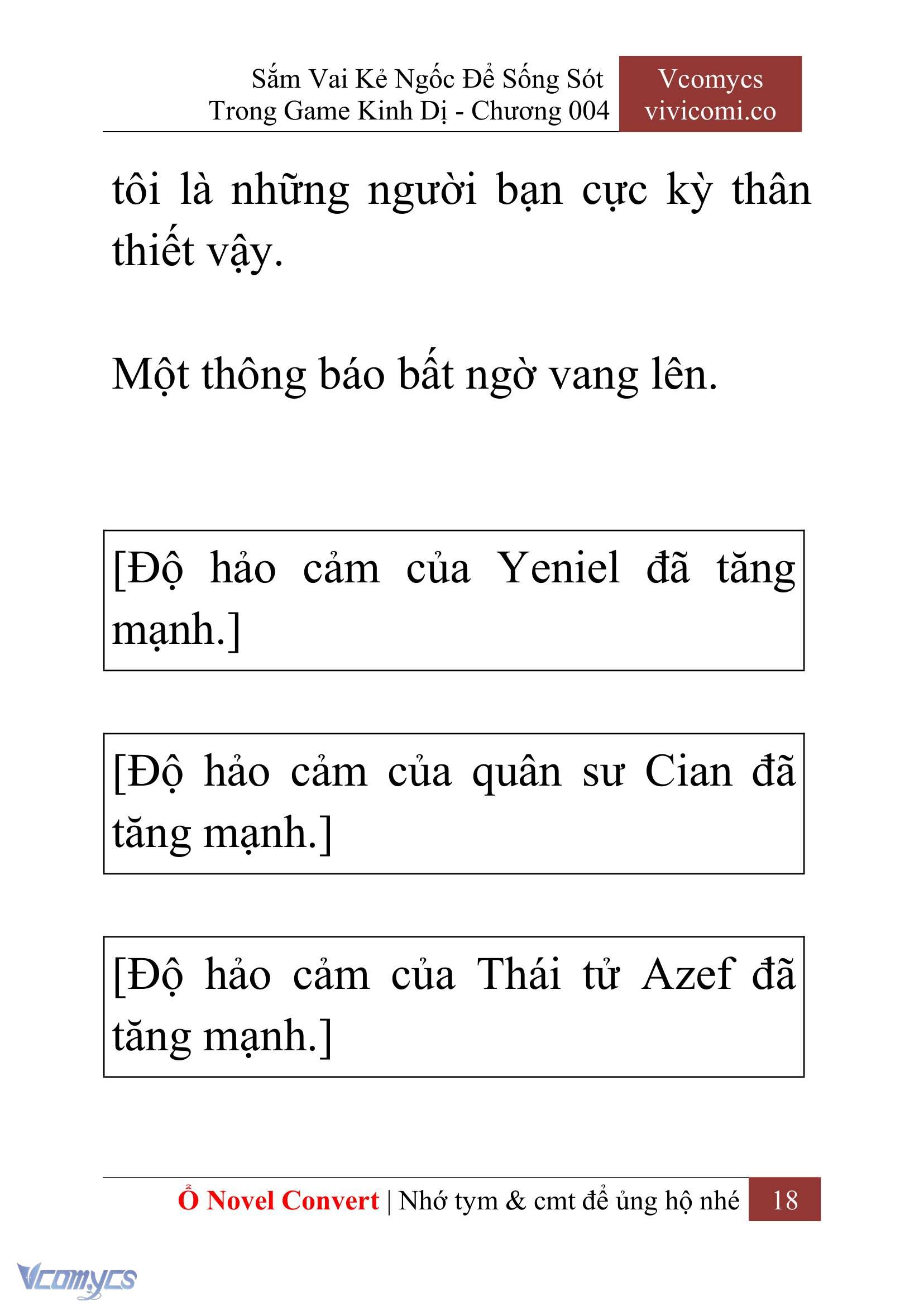 [Novel] Sắm Vai Kẻ Ngốc Để Sống Sót Trong Game Kinh Dị Chapter 4 - Trang 22