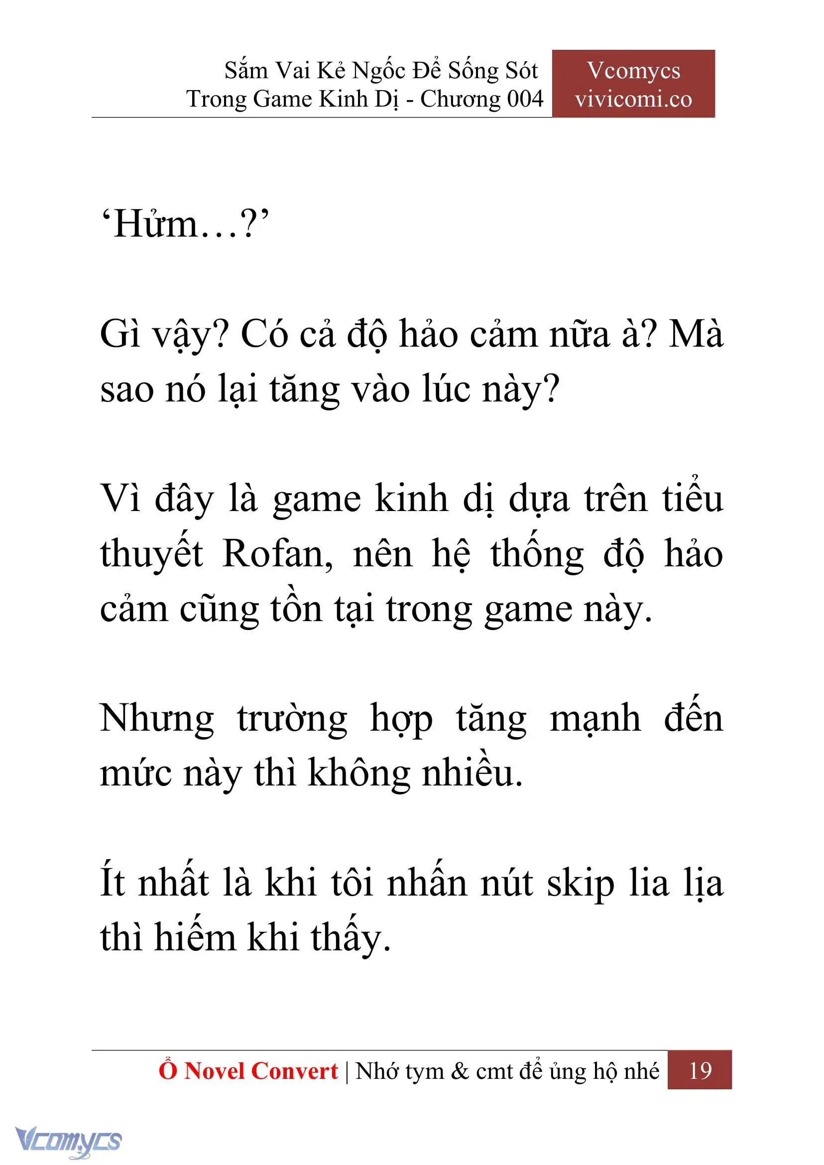 [Novel] Sắm Vai Kẻ Ngốc Để Sống Sót Trong Game Kinh Dị Chapter 4 - Trang 23