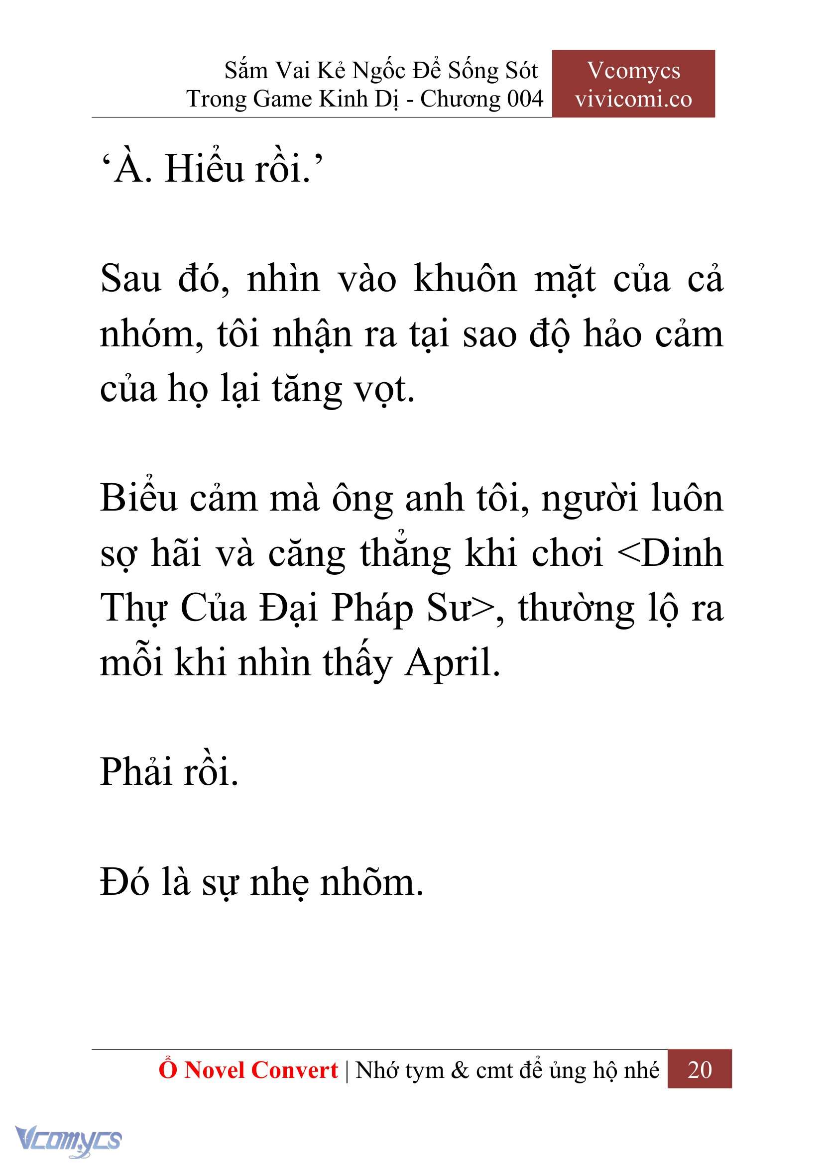 [Novel] Sắm Vai Kẻ Ngốc Để Sống Sót Trong Game Kinh Dị Chapter 4 - Trang 24