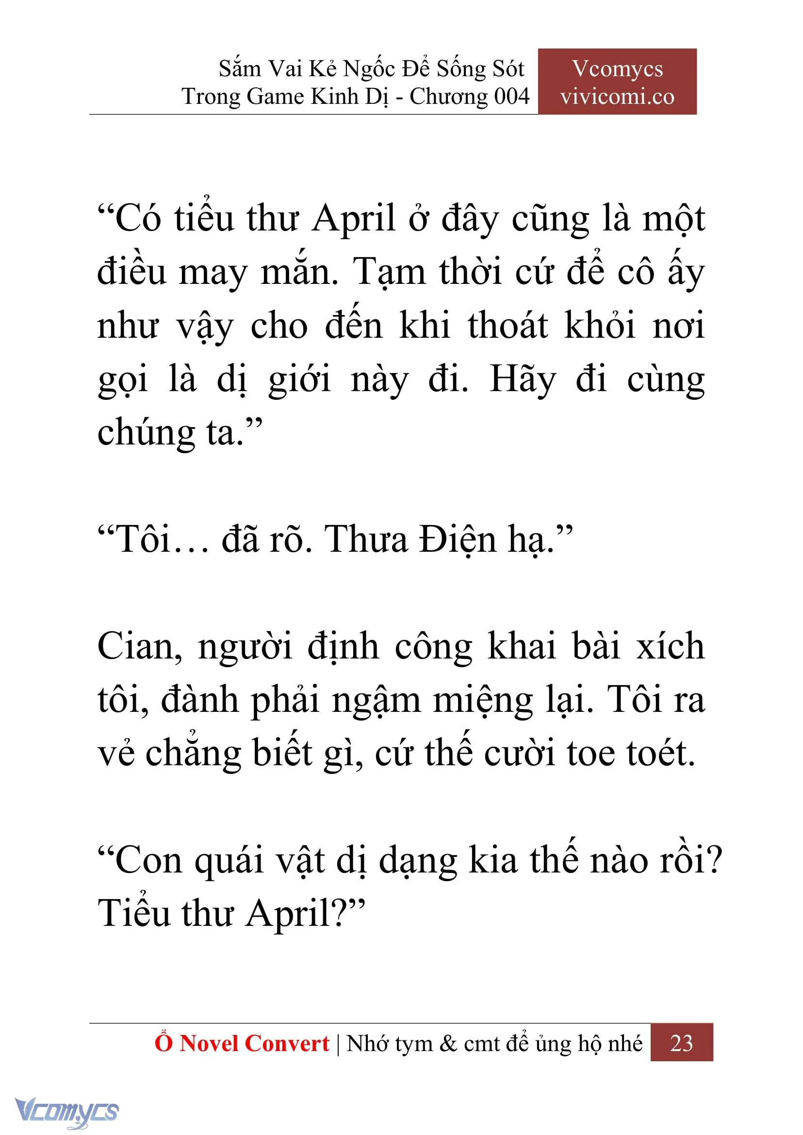 [Novel] Sắm Vai Kẻ Ngốc Để Sống Sót Trong Game Kinh Dị Chapter 4 - Trang 27