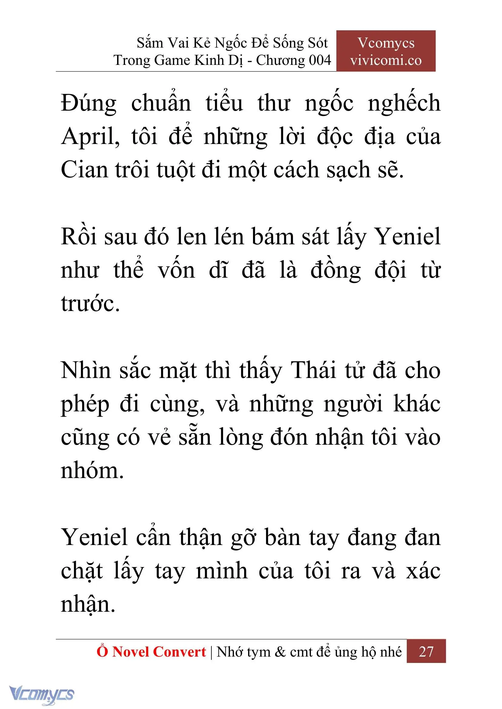[Novel] Sắm Vai Kẻ Ngốc Để Sống Sót Trong Game Kinh Dị Chapter 4 - Trang 31