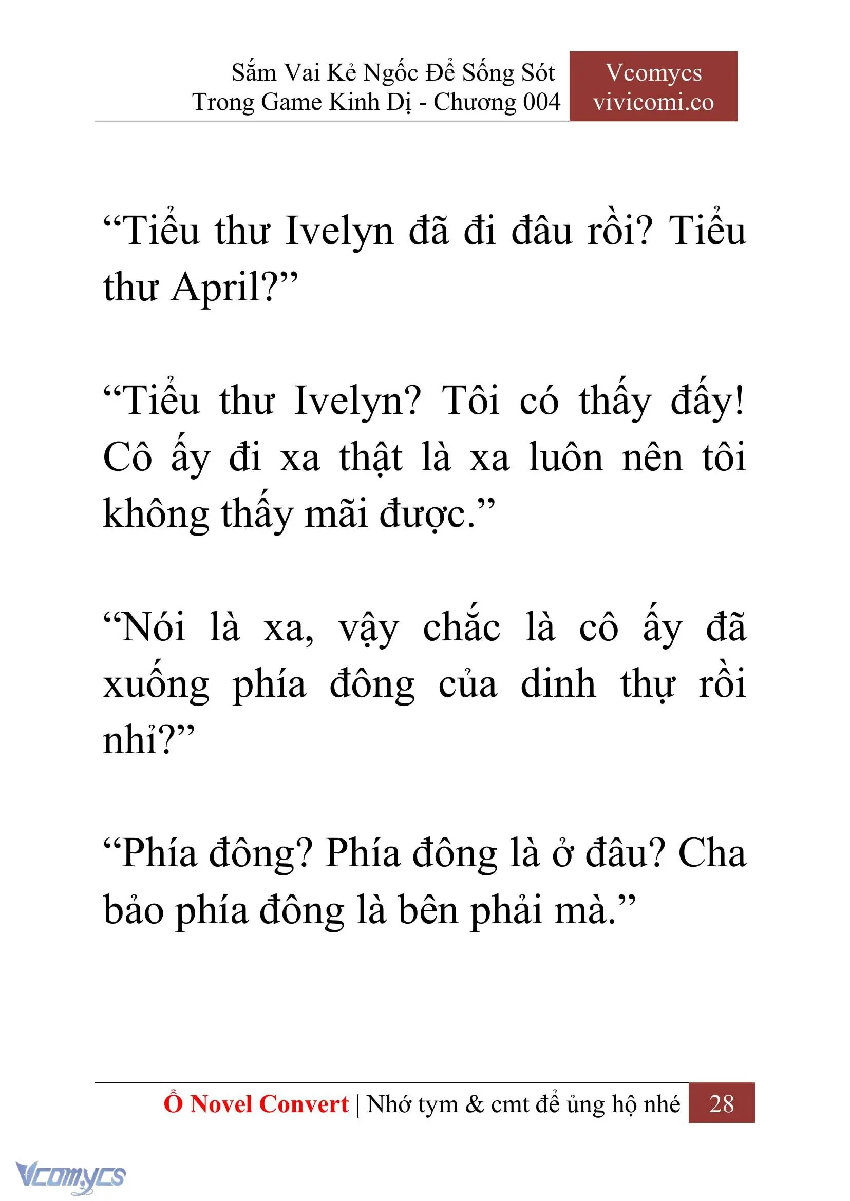 [Novel] Sắm Vai Kẻ Ngốc Để Sống Sót Trong Game Kinh Dị Chapter 4 - Trang 32