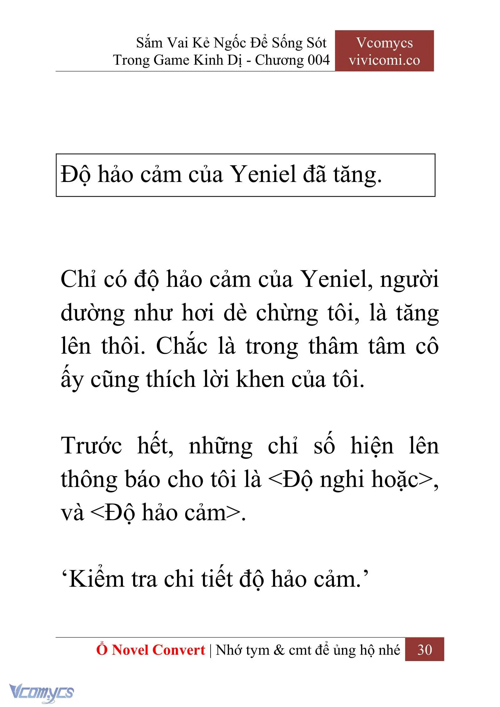 [Novel] Sắm Vai Kẻ Ngốc Để Sống Sót Trong Game Kinh Dị Chapter 4 - Trang 34