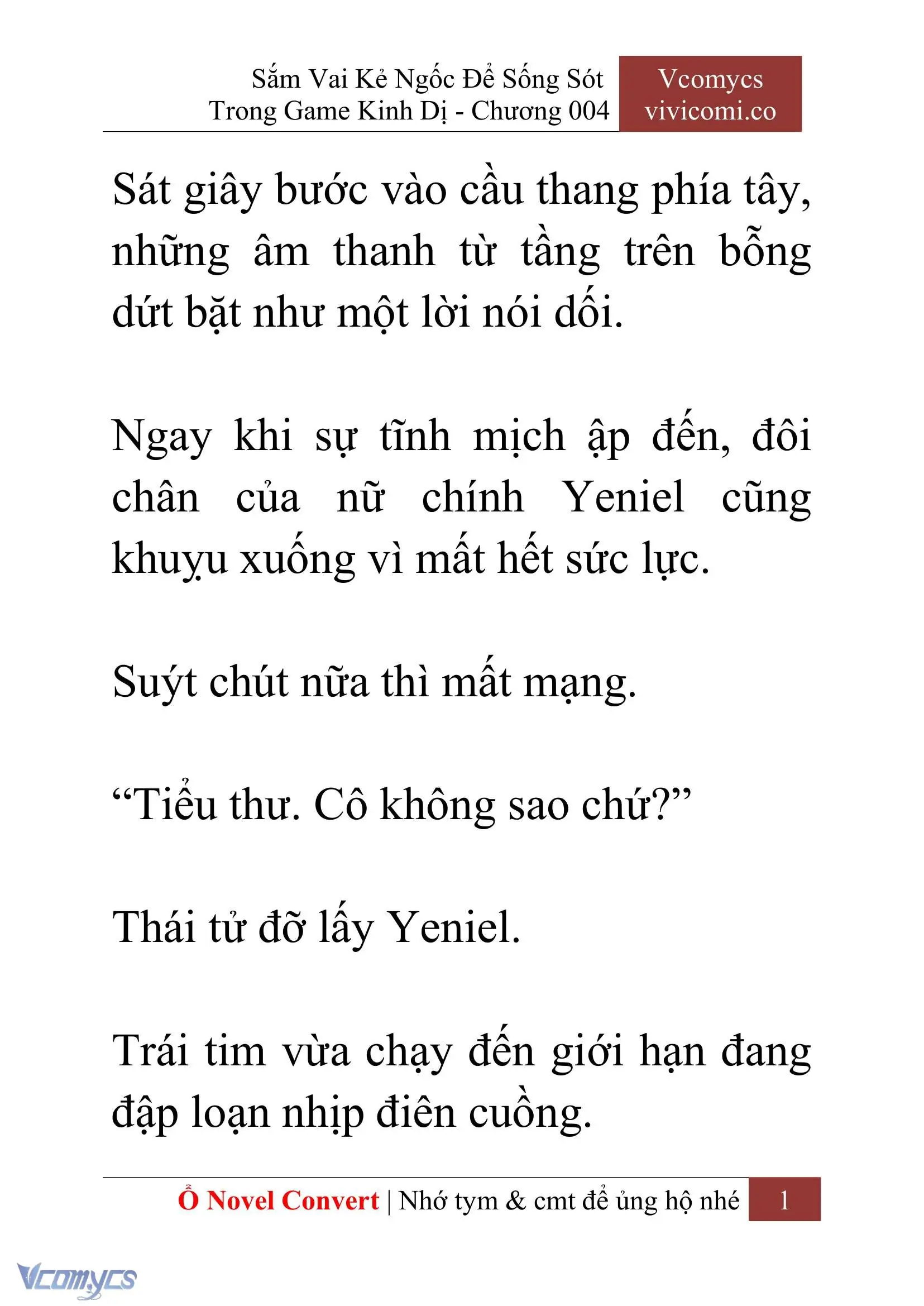 [Novel] Sắm Vai Kẻ Ngốc Để Sống Sót Trong Game Kinh Dị Chapter 4 - Trang 5