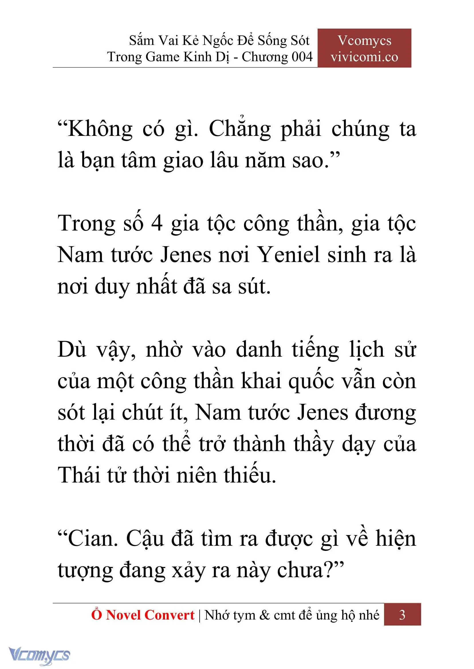 [Novel] Sắm Vai Kẻ Ngốc Để Sống Sót Trong Game Kinh Dị Chapter 4 - Trang 7