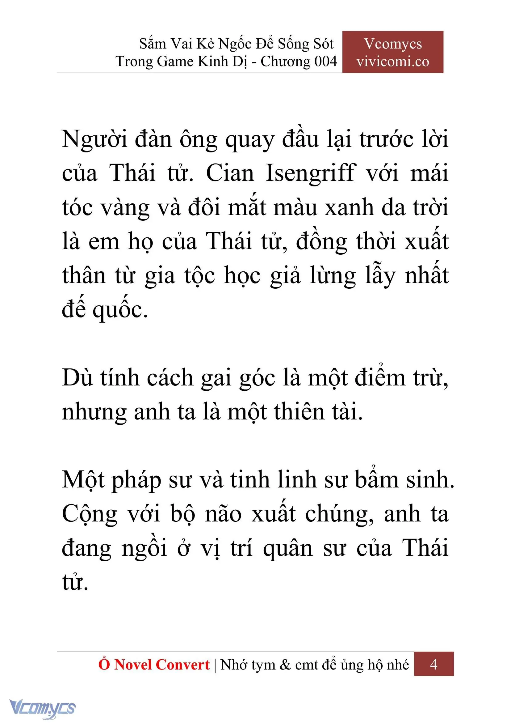 [Novel] Sắm Vai Kẻ Ngốc Để Sống Sót Trong Game Kinh Dị Chapter 4 - Trang 8