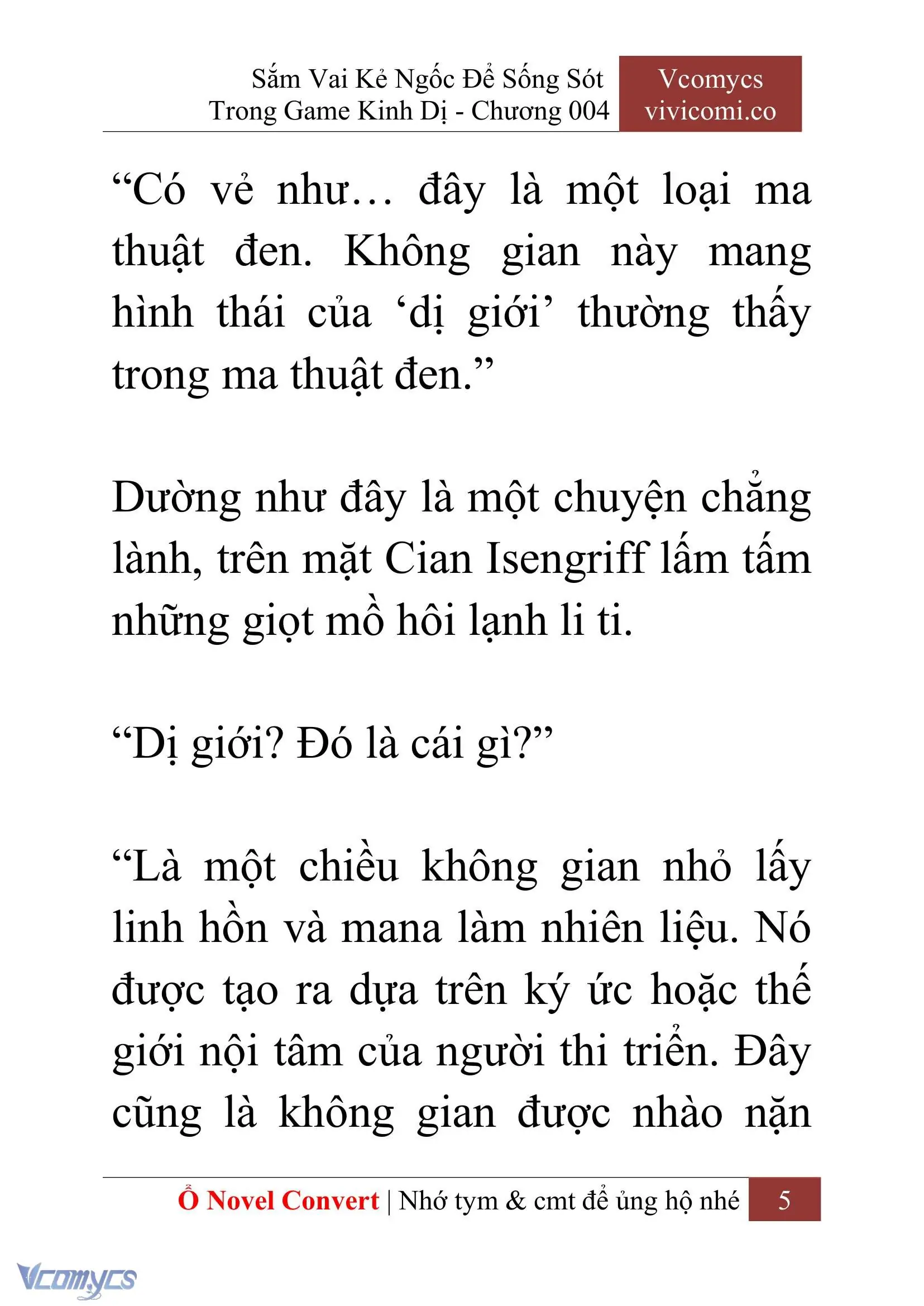 [Novel] Sắm Vai Kẻ Ngốc Để Sống Sót Trong Game Kinh Dị Chapter 4 - Trang 9