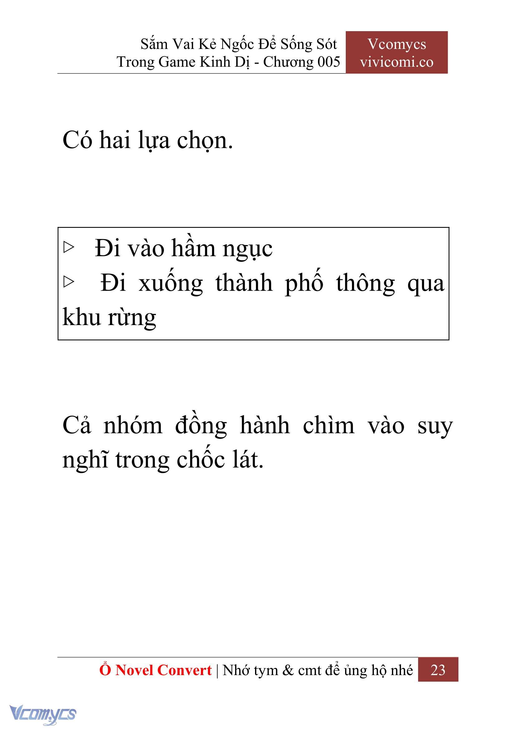 [Novel] Sắm Vai Kẻ Ngốc Để Sống Sót Trong Game Kinh Dị Chapter 5 - Trang 27