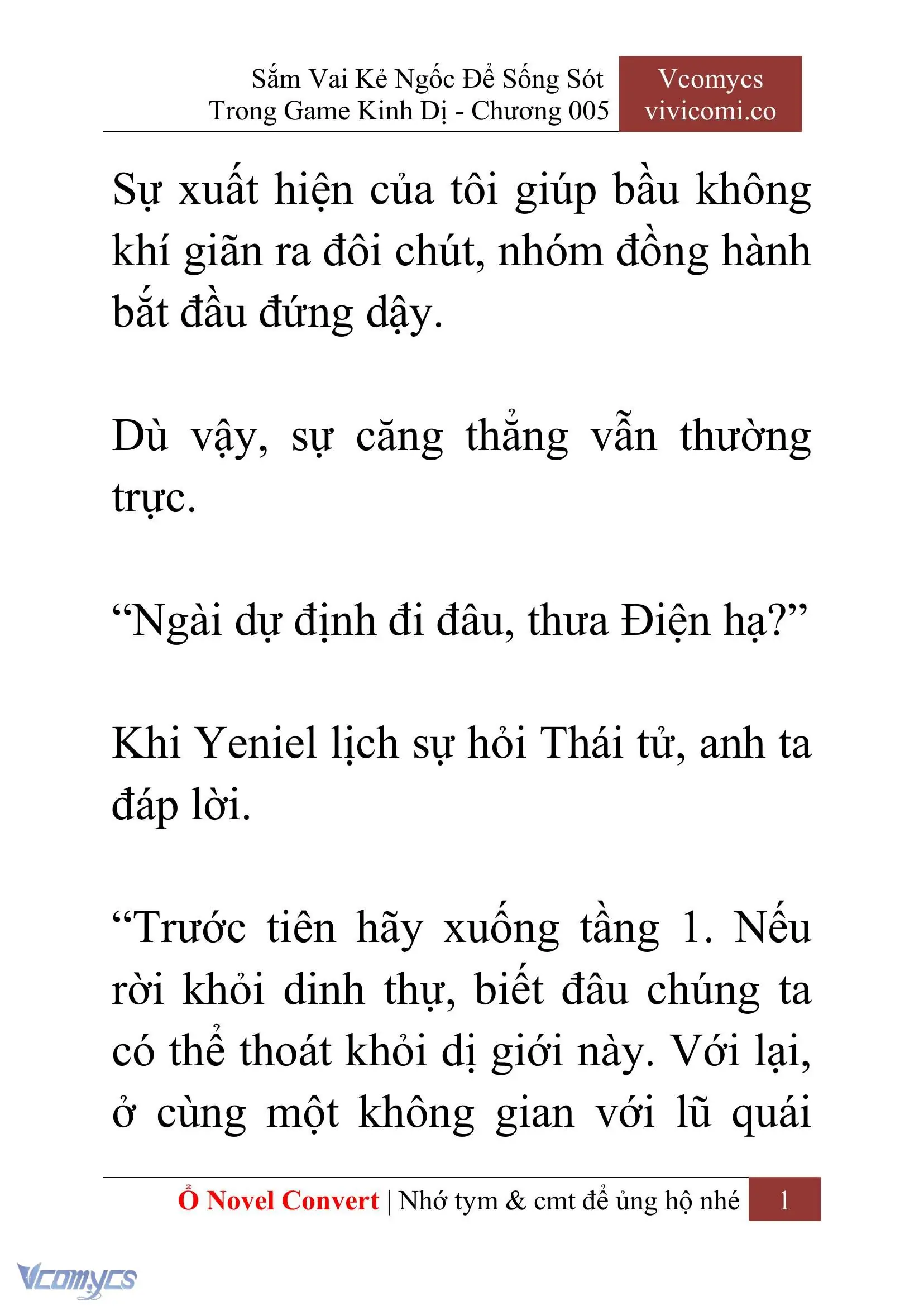 [Novel] Sắm Vai Kẻ Ngốc Để Sống Sót Trong Game Kinh Dị Chapter 5 - Trang 5