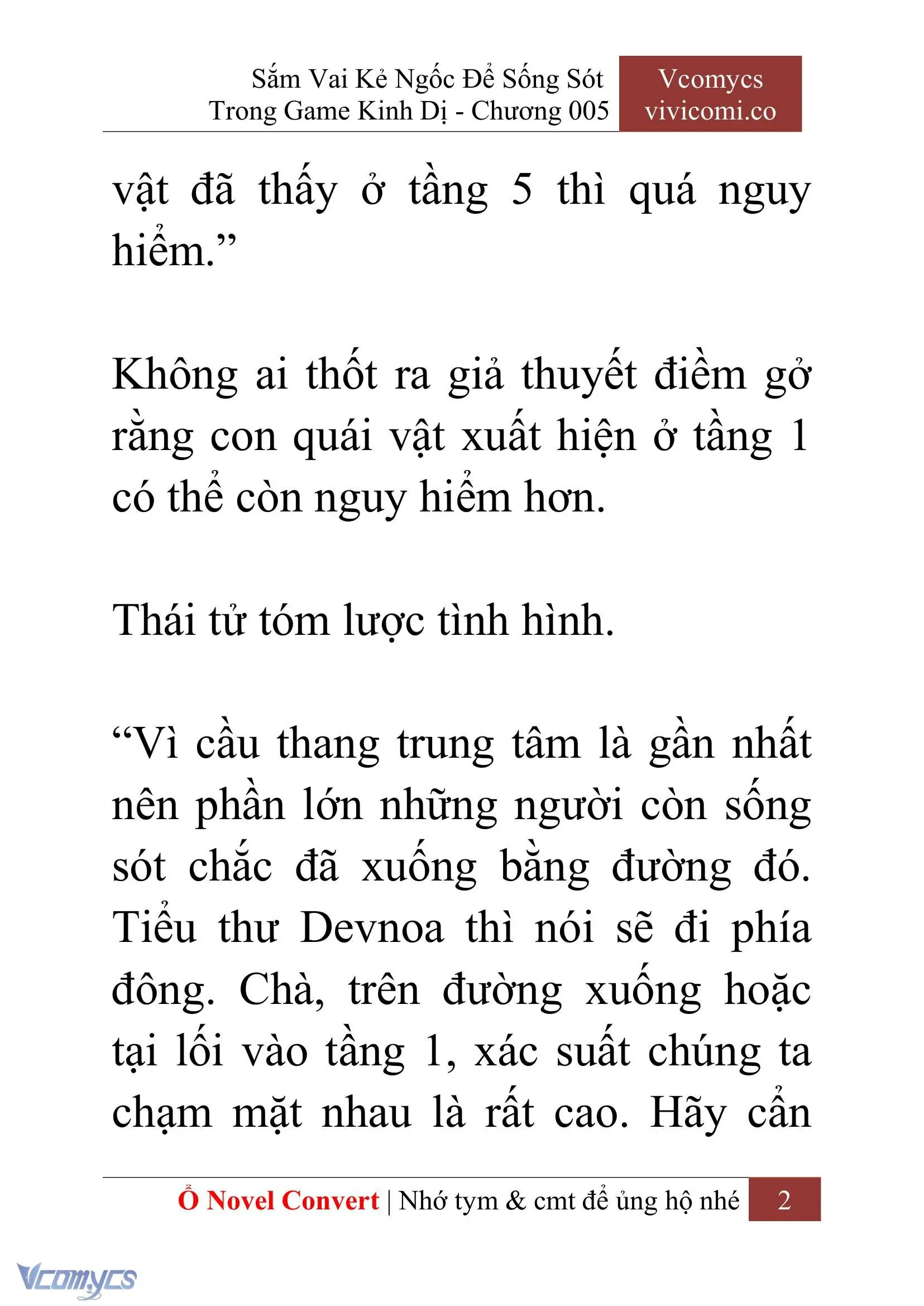 [Novel] Sắm Vai Kẻ Ngốc Để Sống Sót Trong Game Kinh Dị Chapter 5 - Trang 6