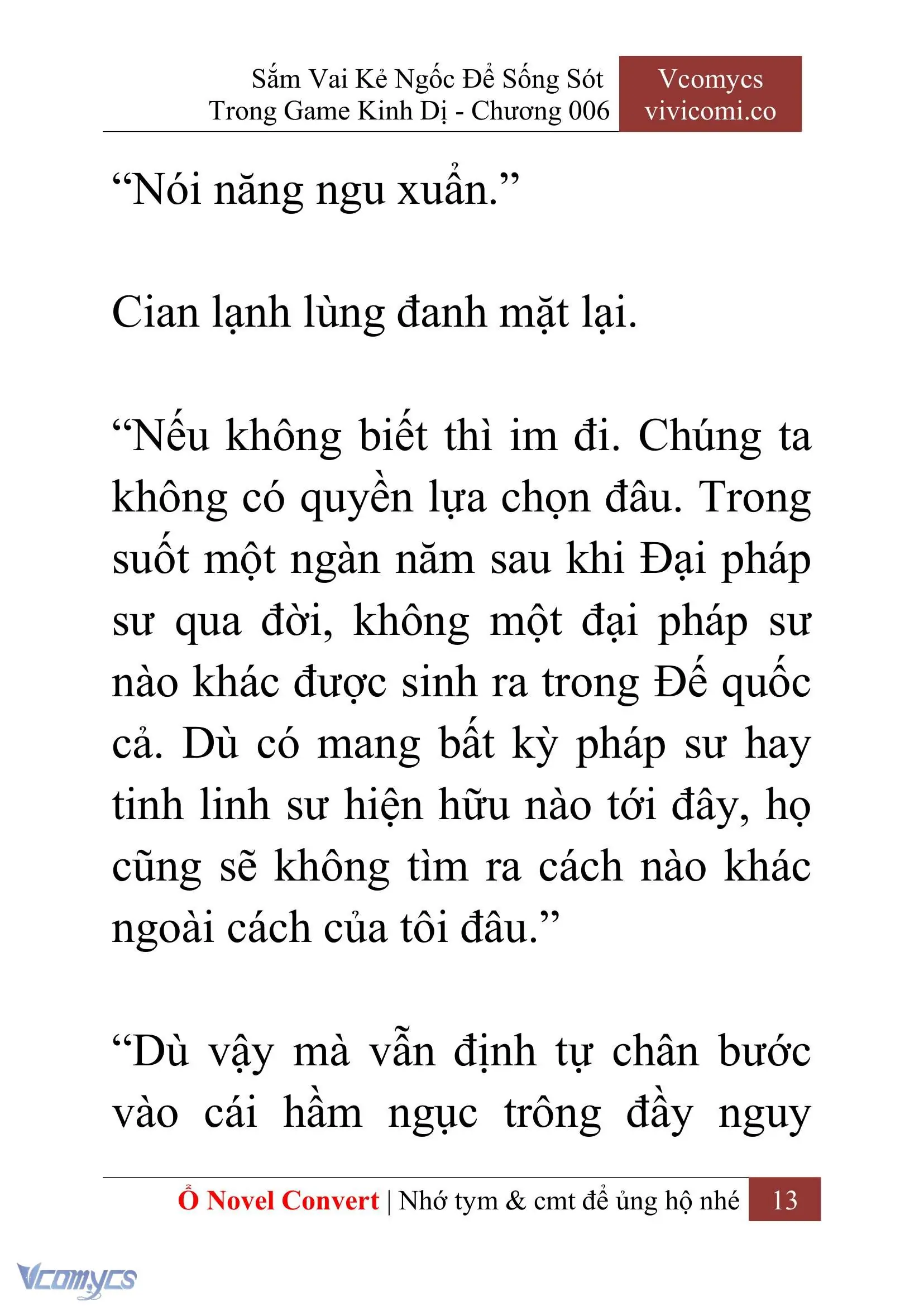 [Novel] Sắm Vai Kẻ Ngốc Để Sống Sót Trong Game Kinh Dị Chapter 6 - Trang 17