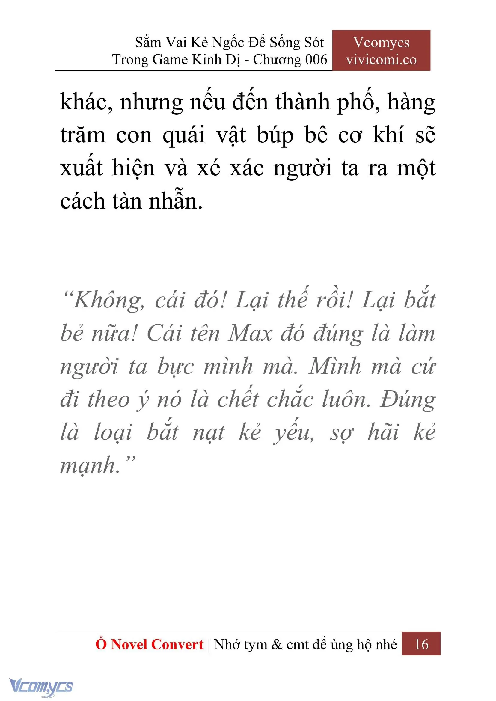 [Novel] Sắm Vai Kẻ Ngốc Để Sống Sót Trong Game Kinh Dị Chapter 6 - Trang 20