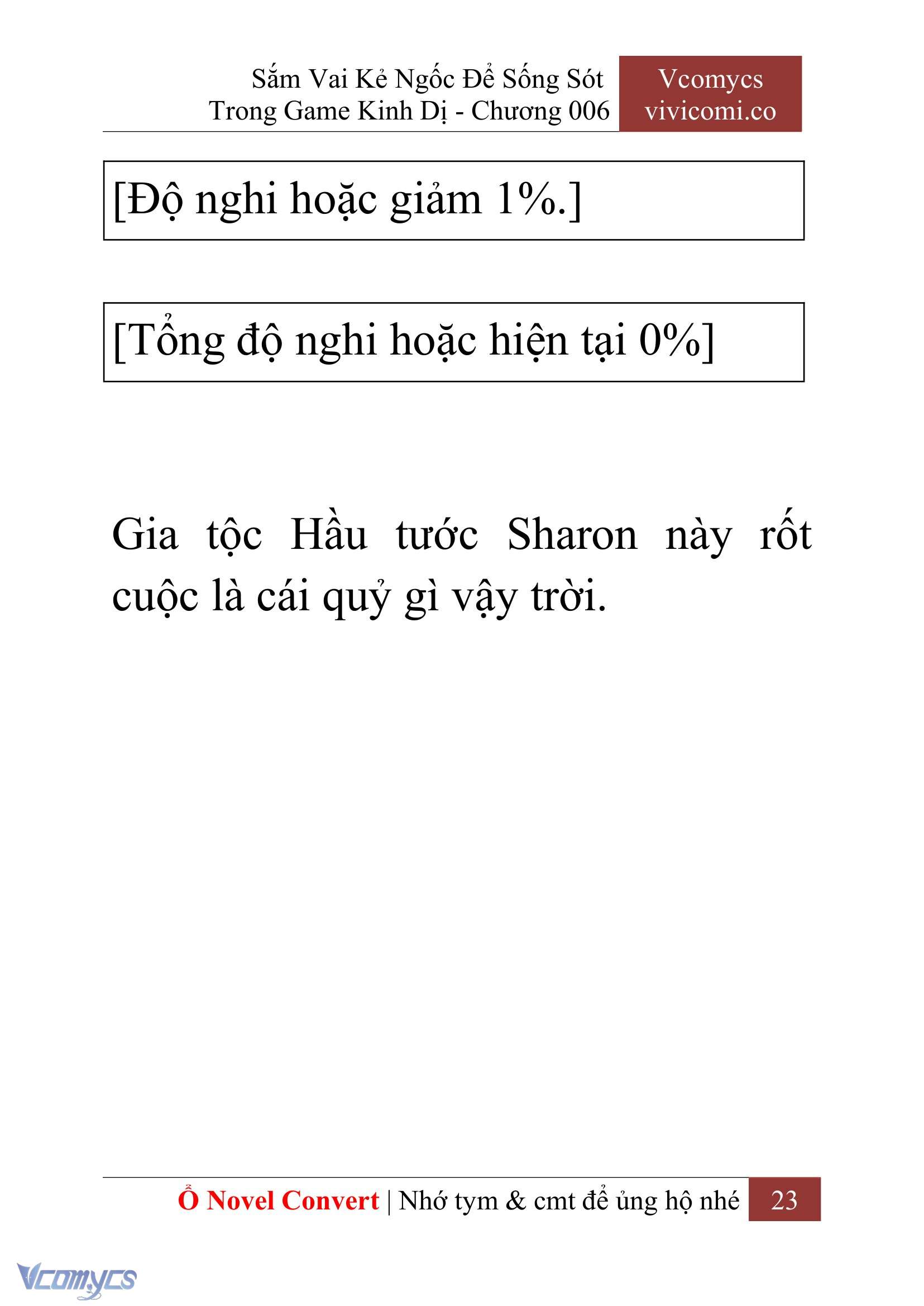 [Novel] Sắm Vai Kẻ Ngốc Để Sống Sót Trong Game Kinh Dị Chapter 6 - Trang 27
