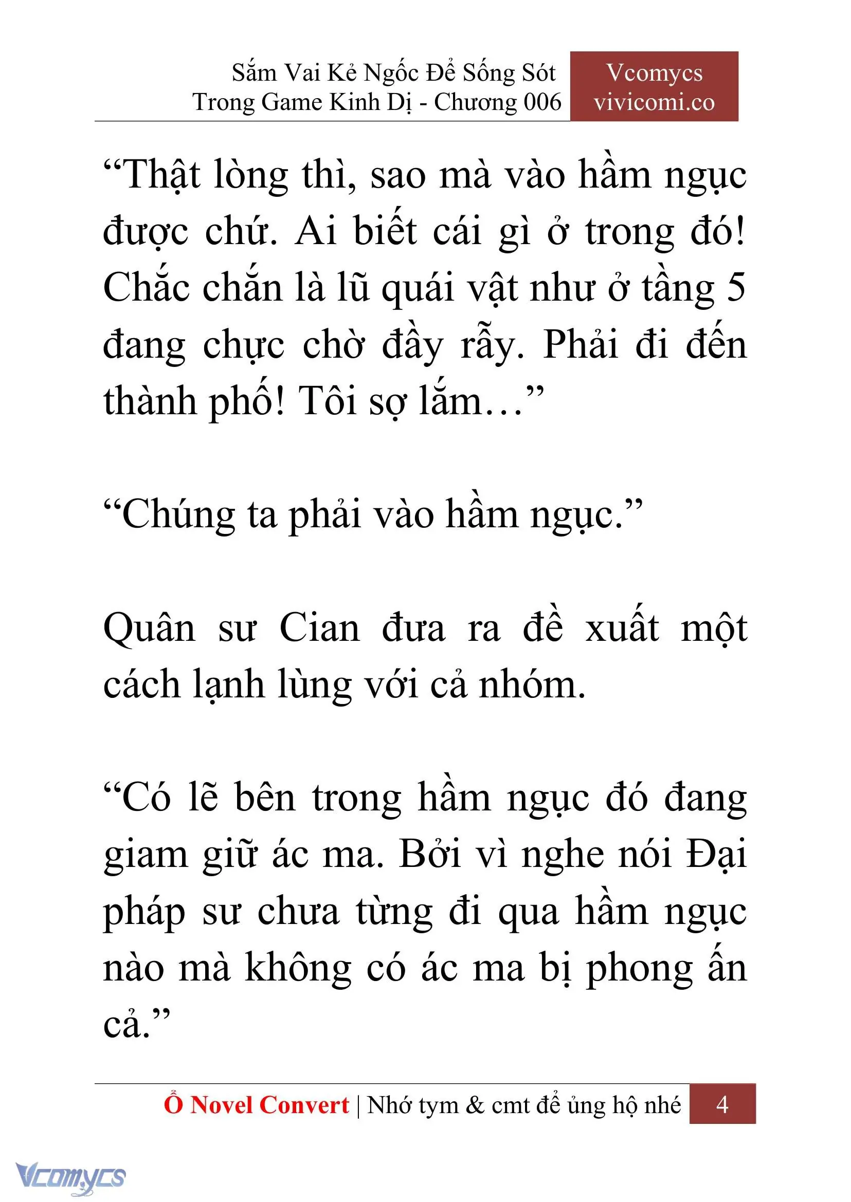 [Novel] Sắm Vai Kẻ Ngốc Để Sống Sót Trong Game Kinh Dị Chapter 6 - Trang 8