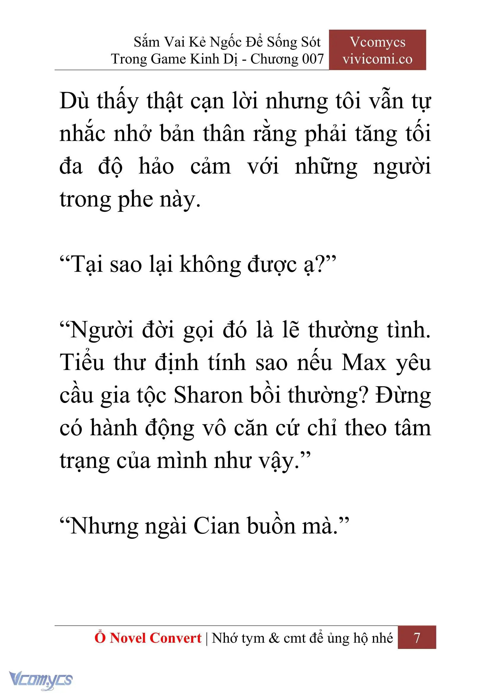 [Novel] Sắm Vai Kẻ Ngốc Để Sống Sót Trong Game Kinh Dị Chapter 7 - Trang 11