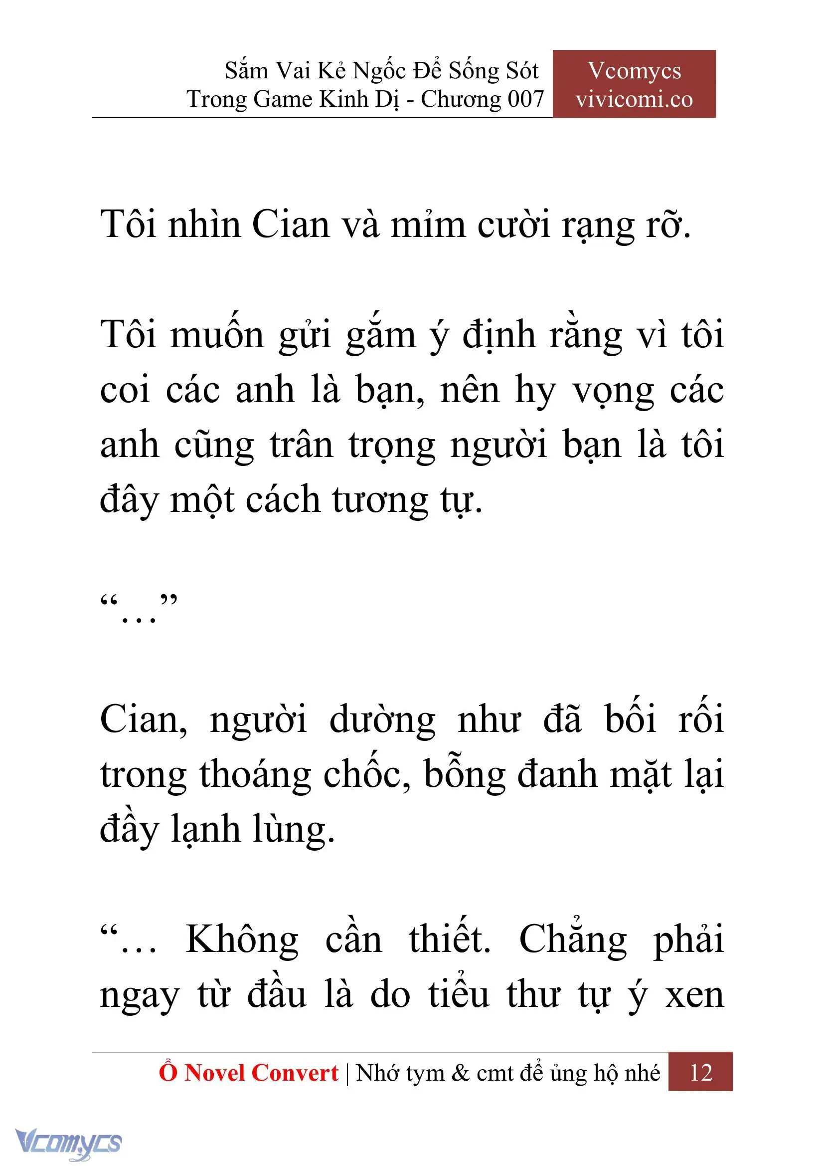 [Novel] Sắm Vai Kẻ Ngốc Để Sống Sót Trong Game Kinh Dị Chapter 7 - Trang 16