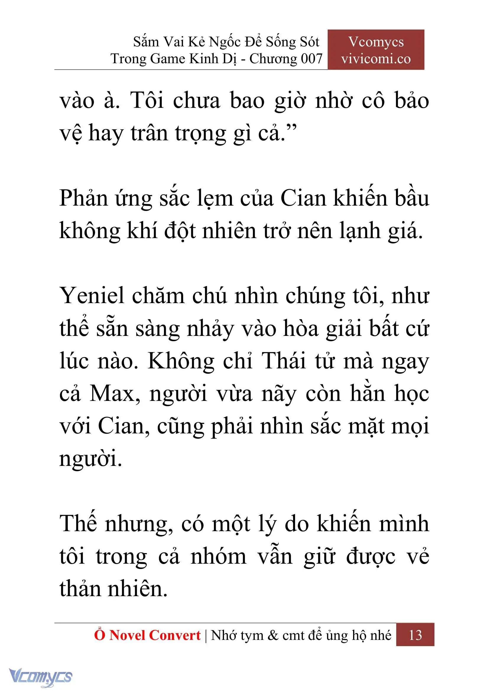 [Novel] Sắm Vai Kẻ Ngốc Để Sống Sót Trong Game Kinh Dị Chapter 7 - Trang 17