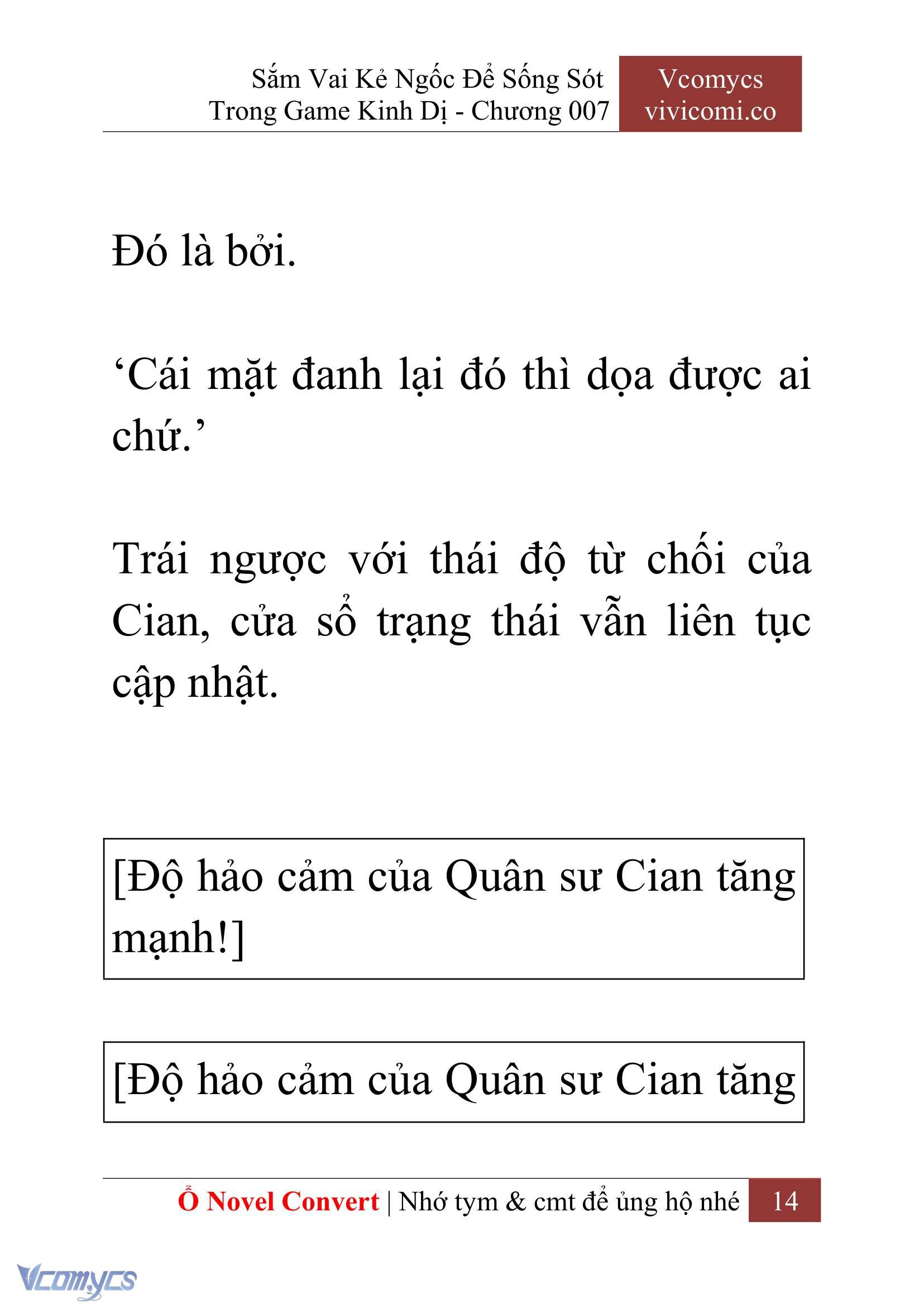 [Novel] Sắm Vai Kẻ Ngốc Để Sống Sót Trong Game Kinh Dị Chapter 7 - Trang 18