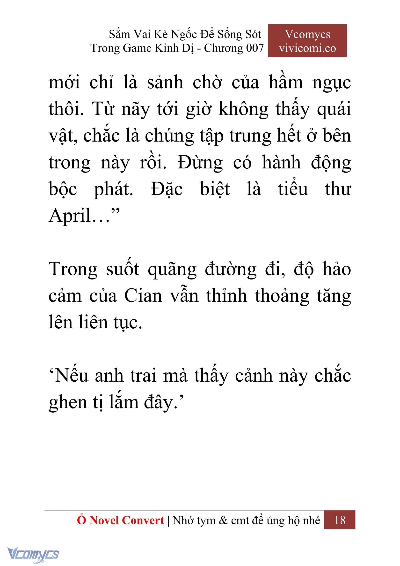 [Novel] Sắm Vai Kẻ Ngốc Để Sống Sót Trong Game Kinh Dị Chapter 7 - Trang 22