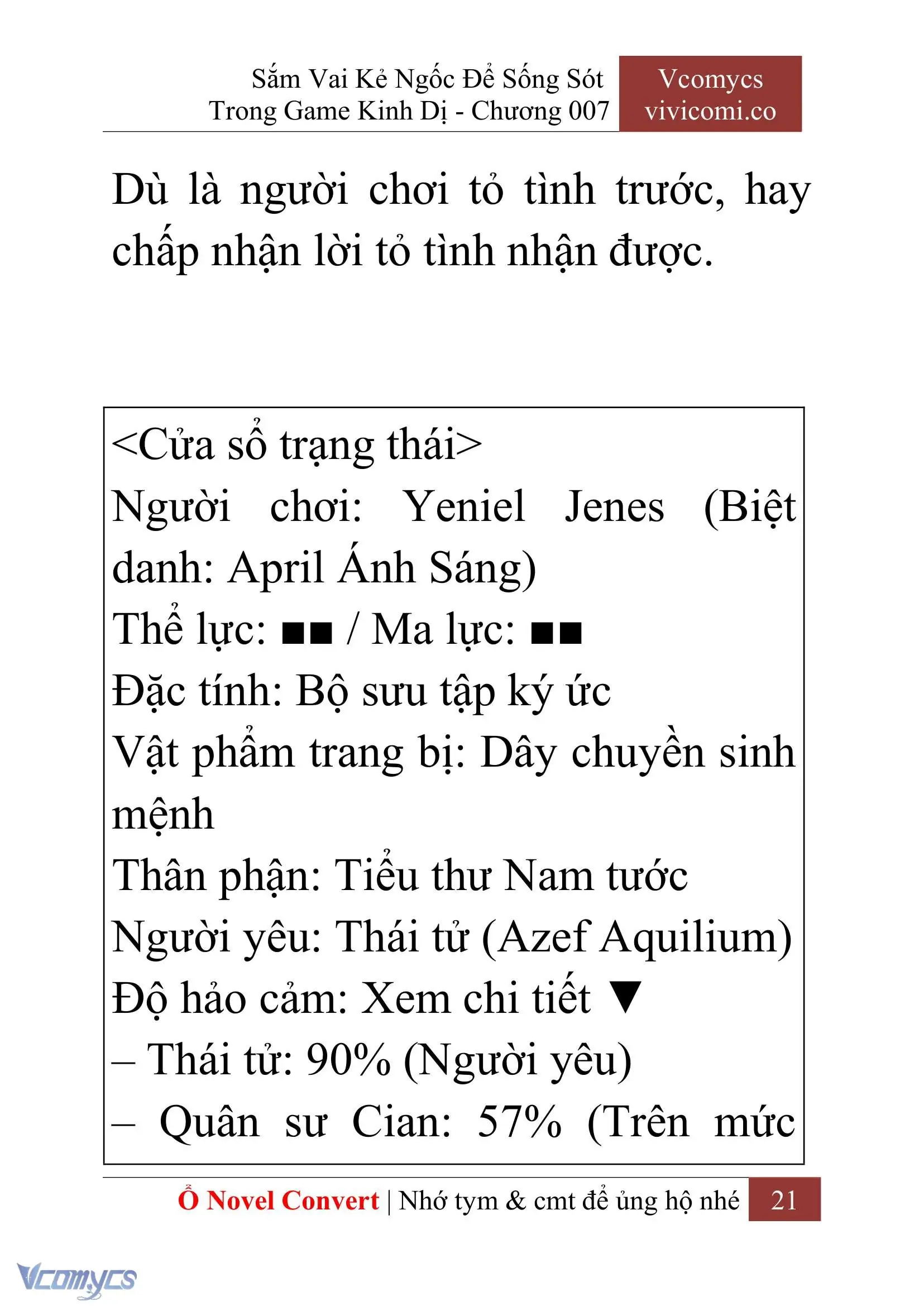 [Novel] Sắm Vai Kẻ Ngốc Để Sống Sót Trong Game Kinh Dị Chapter 7 - Trang 25
