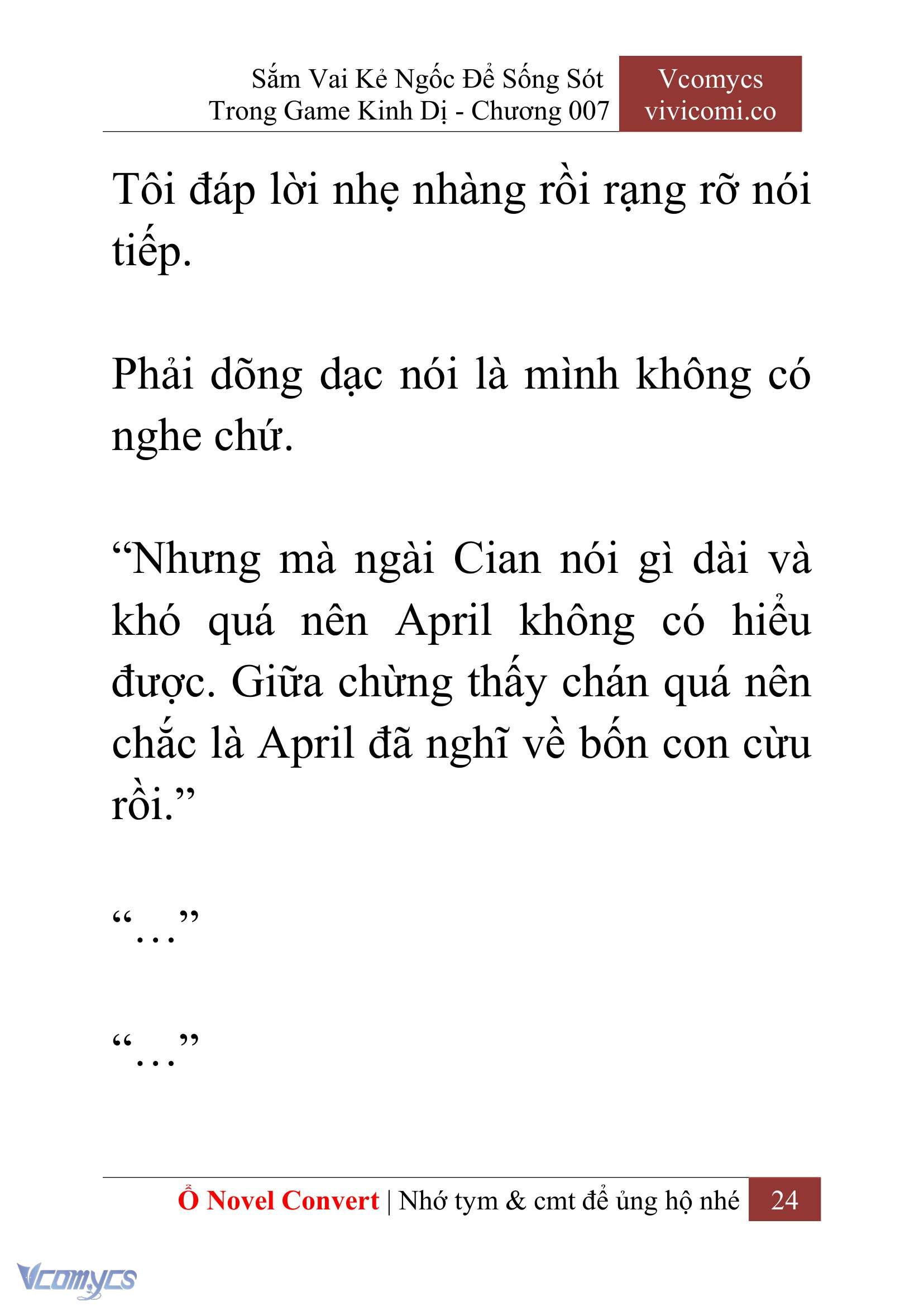 [Novel] Sắm Vai Kẻ Ngốc Để Sống Sót Trong Game Kinh Dị Chapter 7 - Trang 28