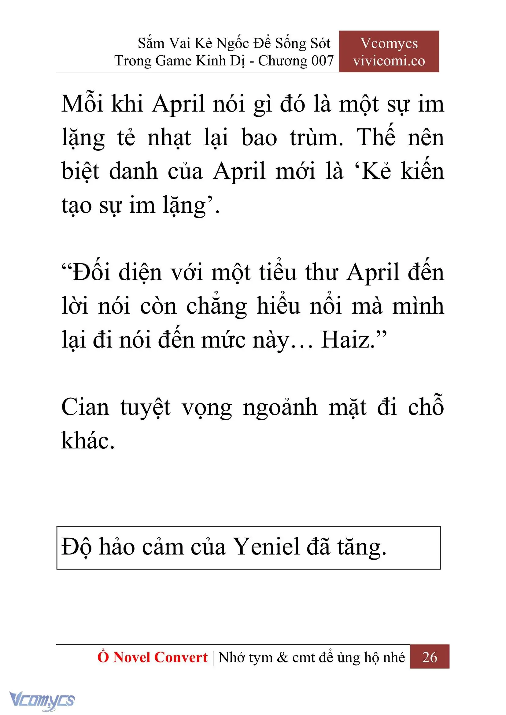[Novel] Sắm Vai Kẻ Ngốc Để Sống Sót Trong Game Kinh Dị Chapter 7 - Trang 30