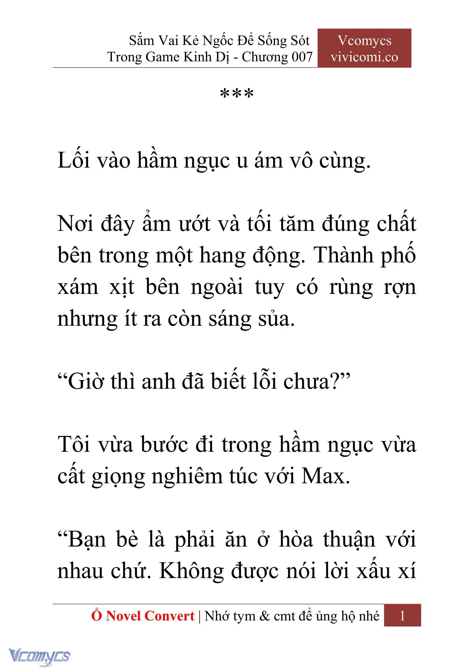 [Novel] Sắm Vai Kẻ Ngốc Để Sống Sót Trong Game Kinh Dị Chapter 7 - Trang 5