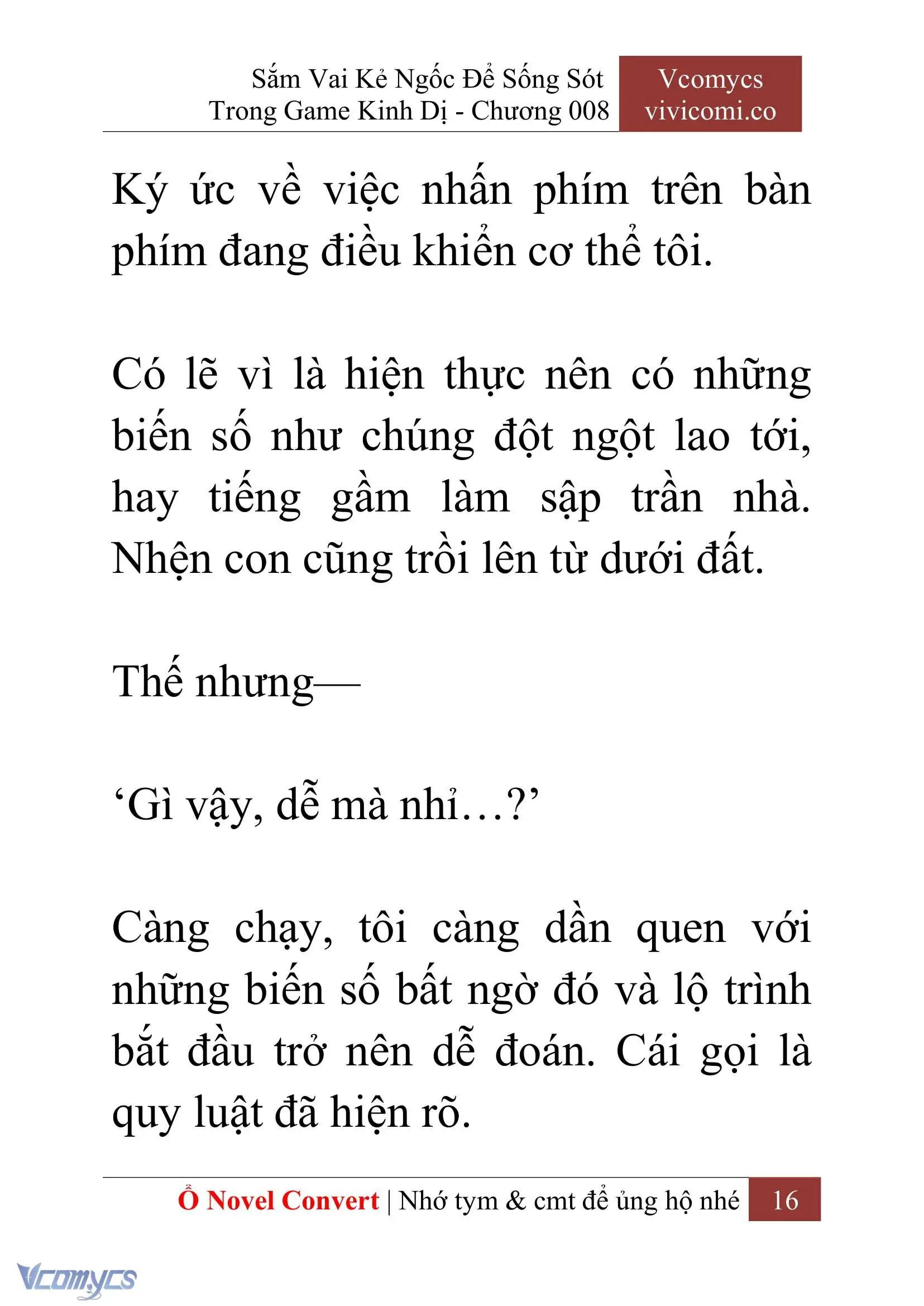 [Novel] Sắm Vai Kẻ Ngốc Để Sống Sót Trong Game Kinh Dị Chapter 8 - Trang 20