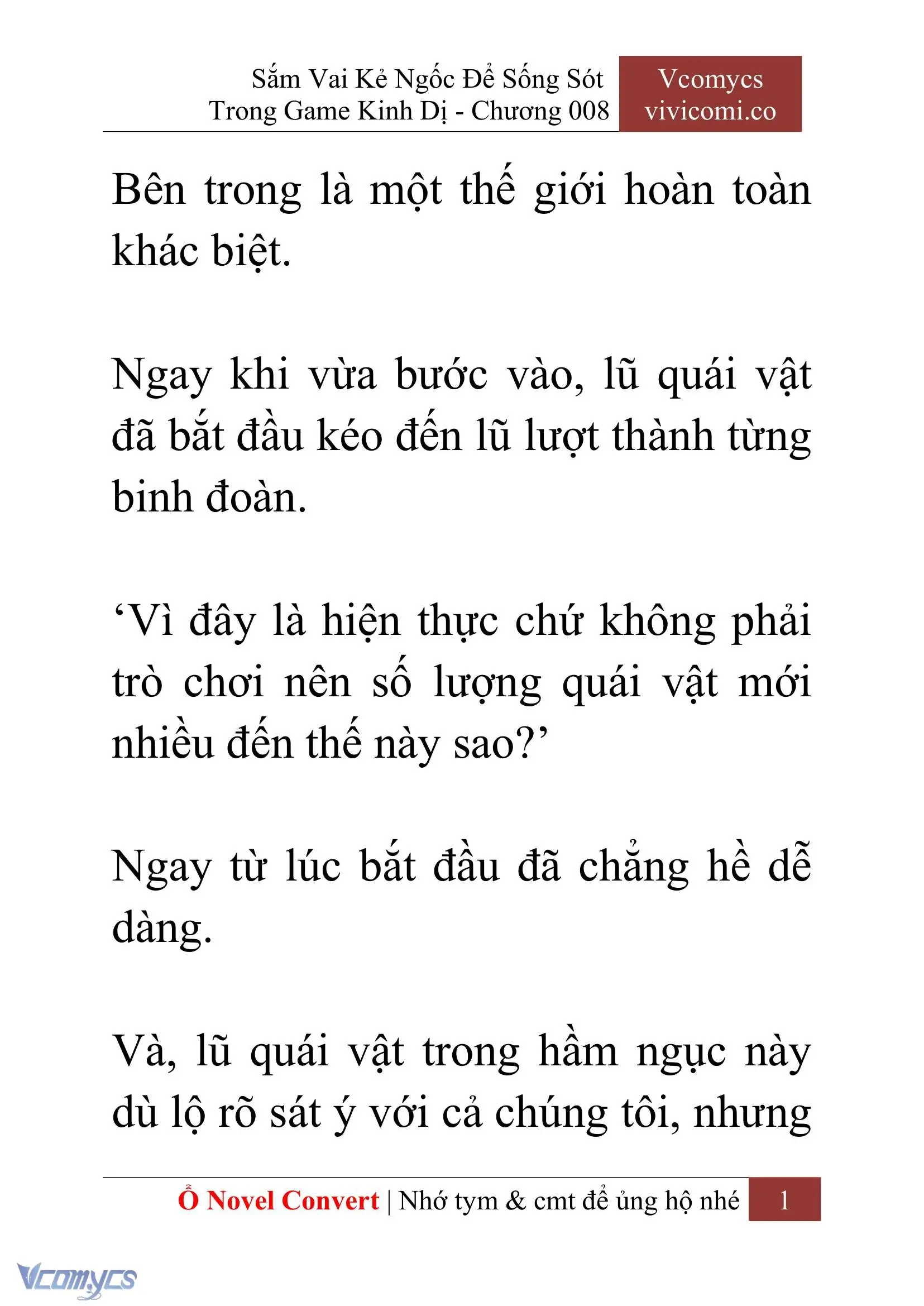 [Novel] Sắm Vai Kẻ Ngốc Để Sống Sót Trong Game Kinh Dị Chapter 8 - Trang 5