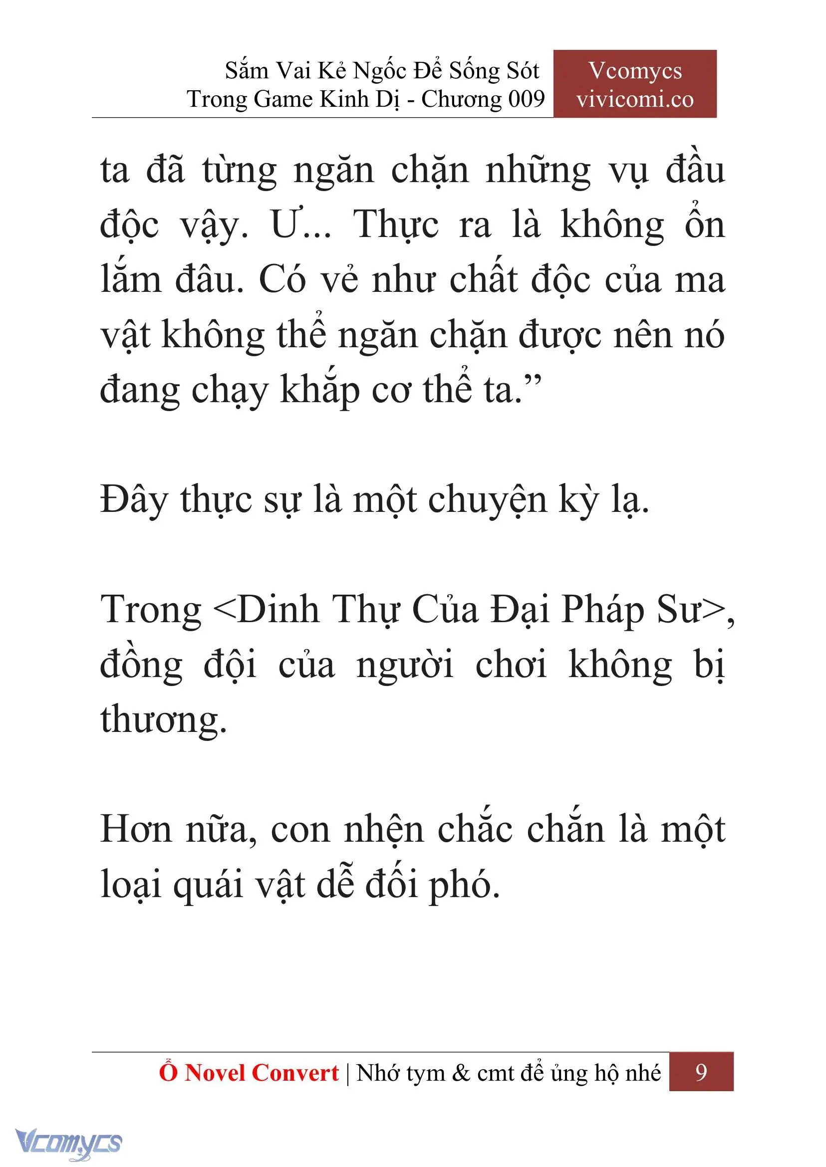 [Novel] Sắm Vai Kẻ Ngốc Để Sống Sót Trong Game Kinh Dị Chapter 9 - Trang 13