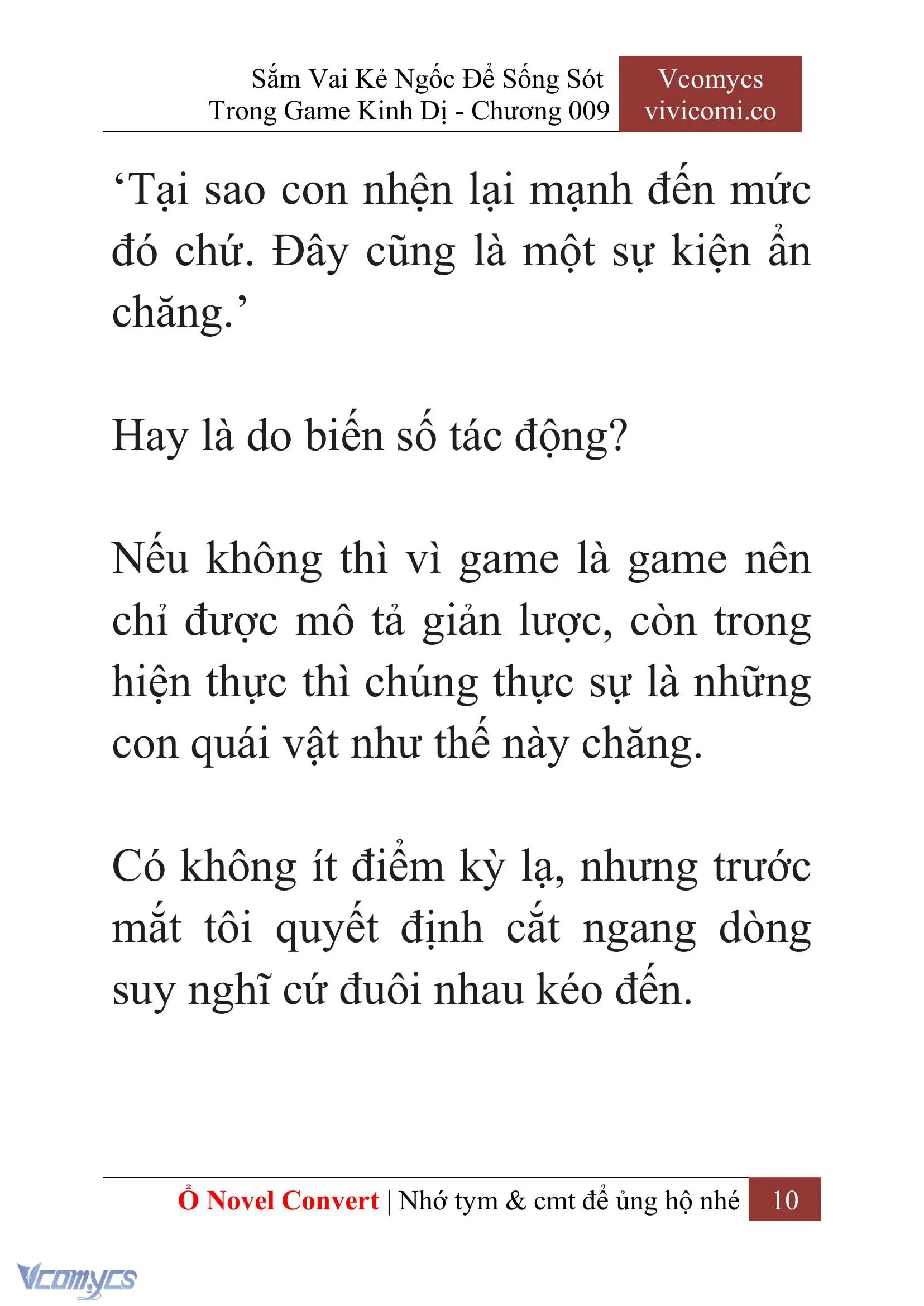 [Novel] Sắm Vai Kẻ Ngốc Để Sống Sót Trong Game Kinh Dị Chapter 9 - Trang 14