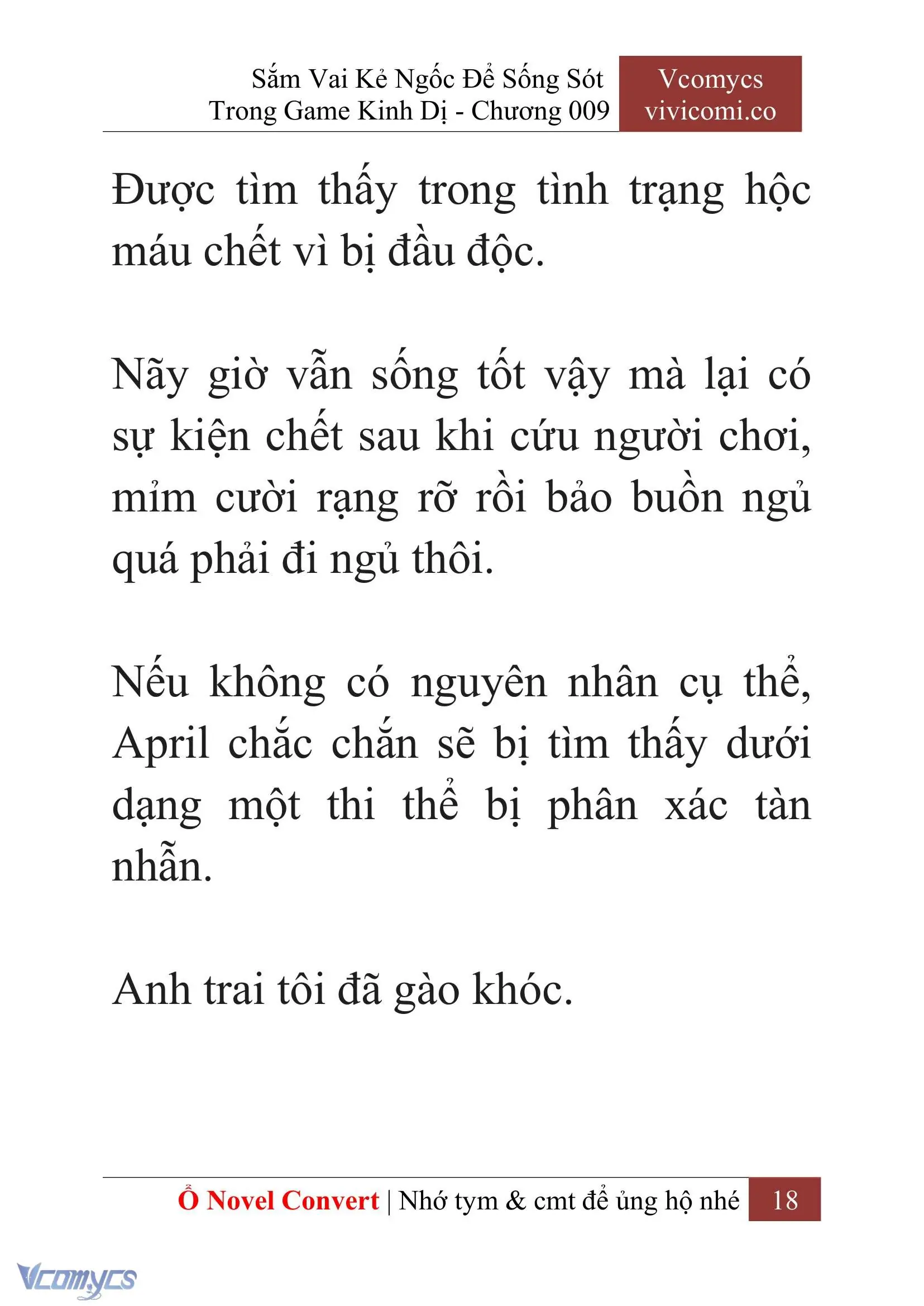 [Novel] Sắm Vai Kẻ Ngốc Để Sống Sót Trong Game Kinh Dị Chapter 9 - Trang 22