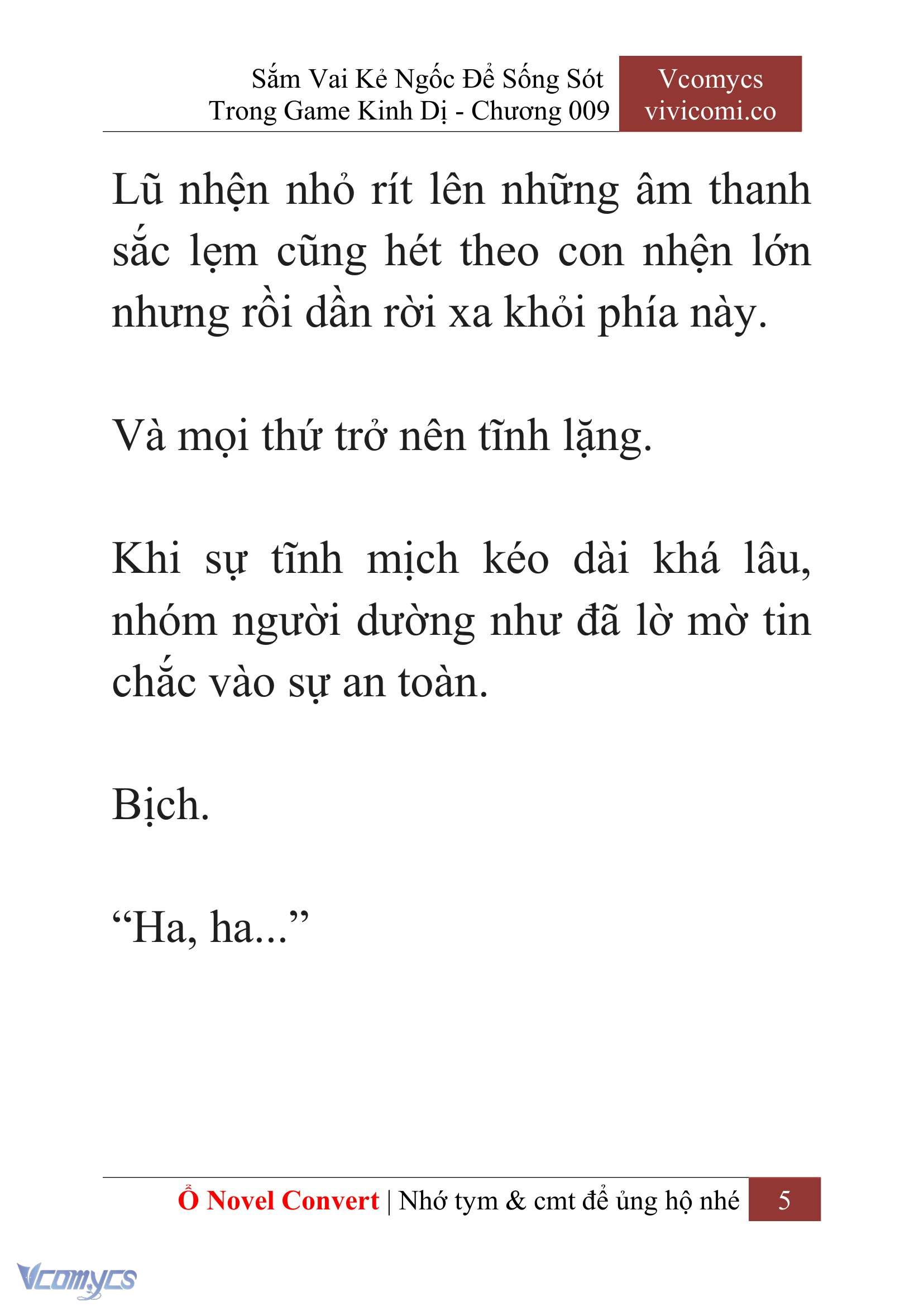 [Novel] Sắm Vai Kẻ Ngốc Để Sống Sót Trong Game Kinh Dị Chapter 9 - Trang 9