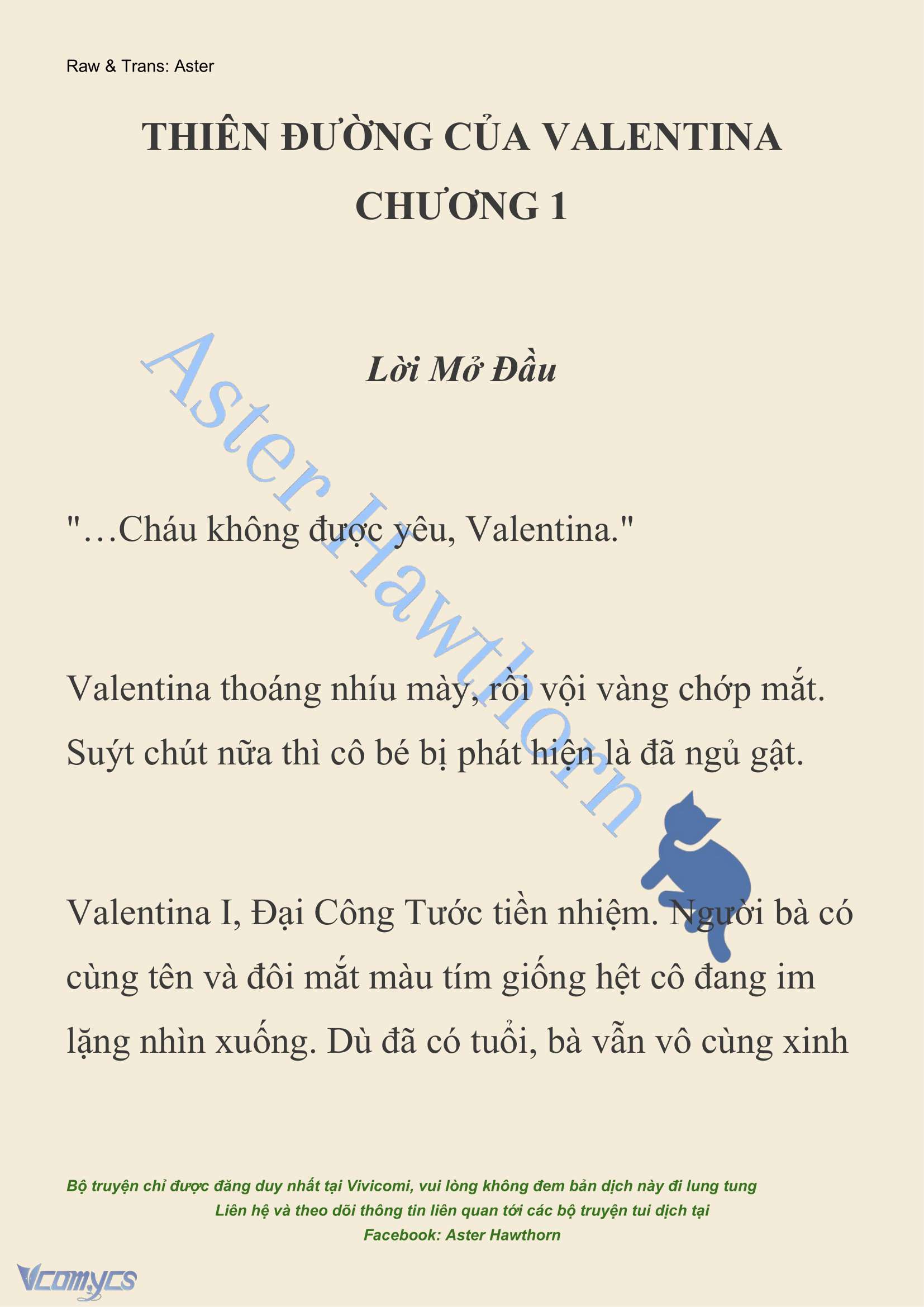 [NOVEL] Thiên Đường Của Valentina Chapter 1 - Trang 3