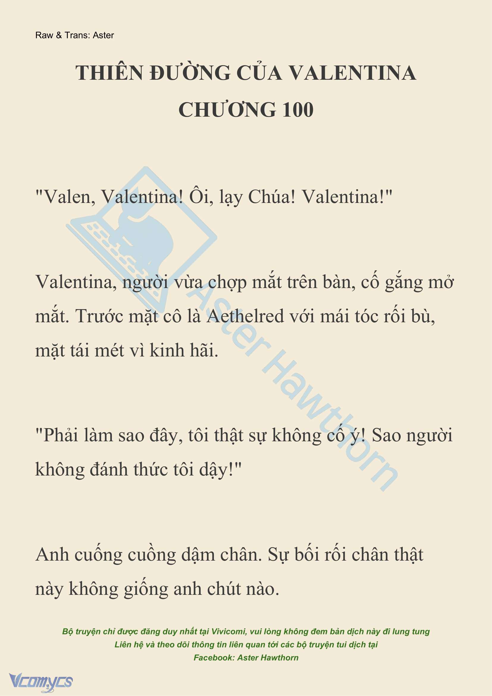 [NOVEL] Thiên Đường Của Valentina Chapter 100 - Trang 2