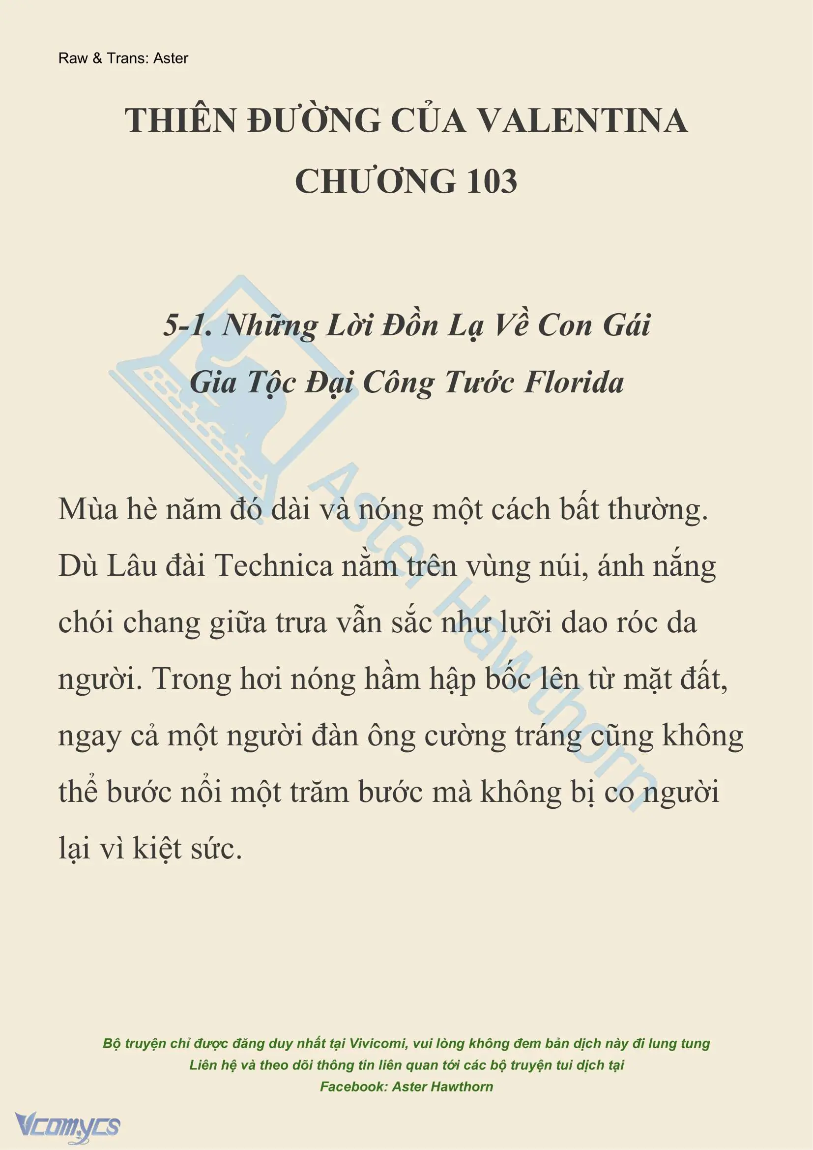 [NOVEL] Thiên Đường Của Valentina Chapter 103 - Trang 2