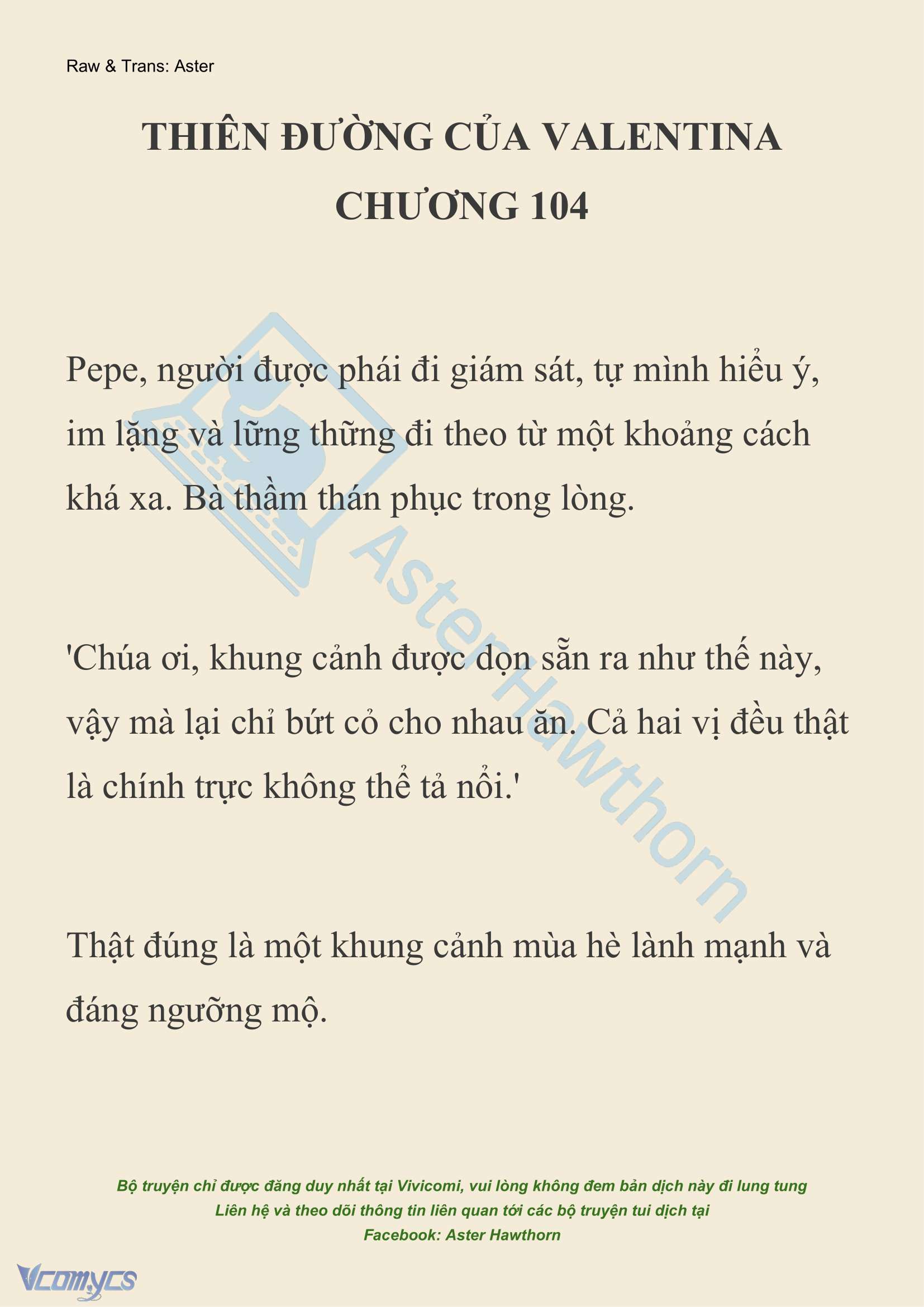 [NOVEL] Thiên Đường Của Valentina Chapter 104 - Trang 2