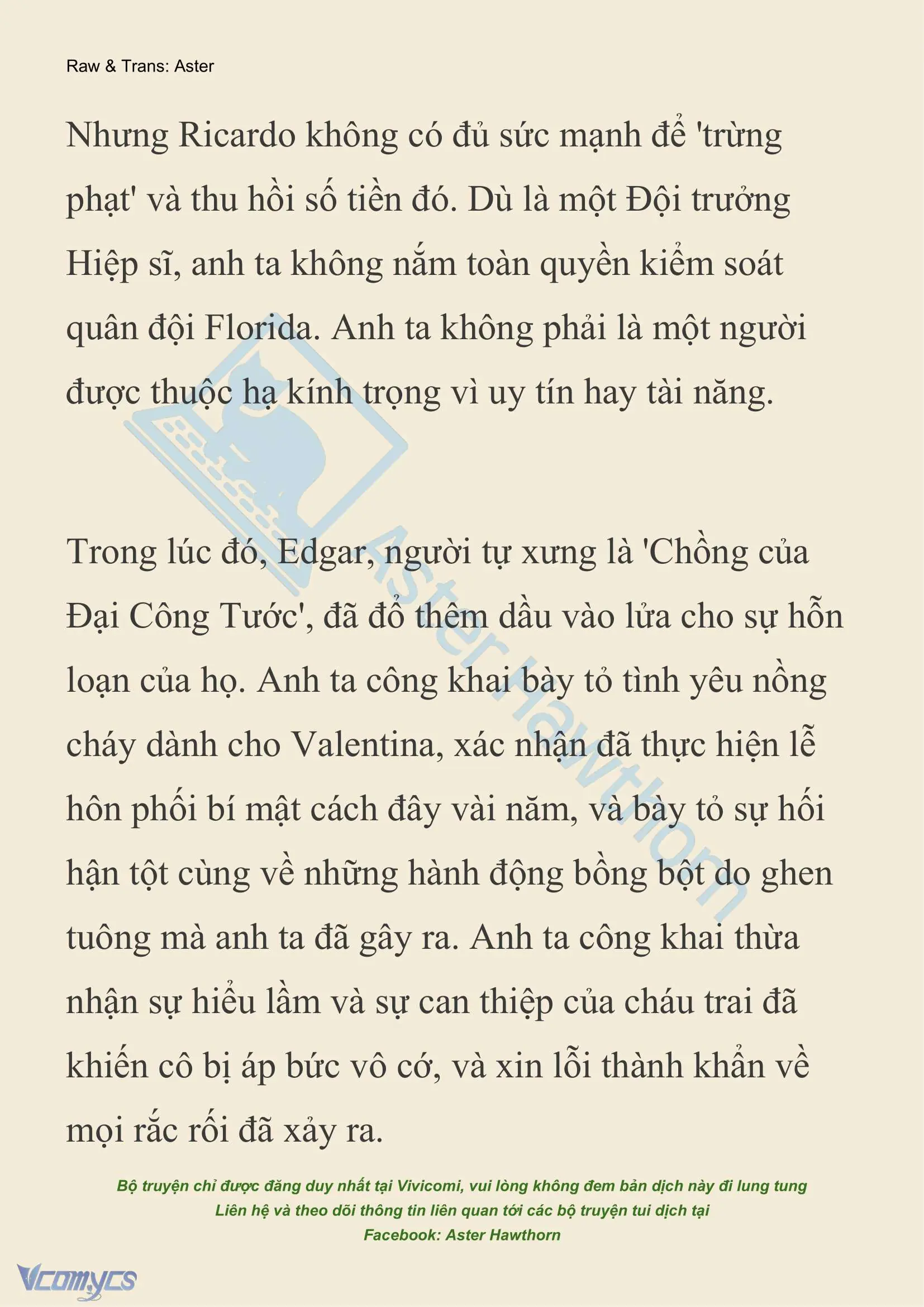 [NOVEL] Thiên Đường Của Valentina Chapter 104 - Trang 7