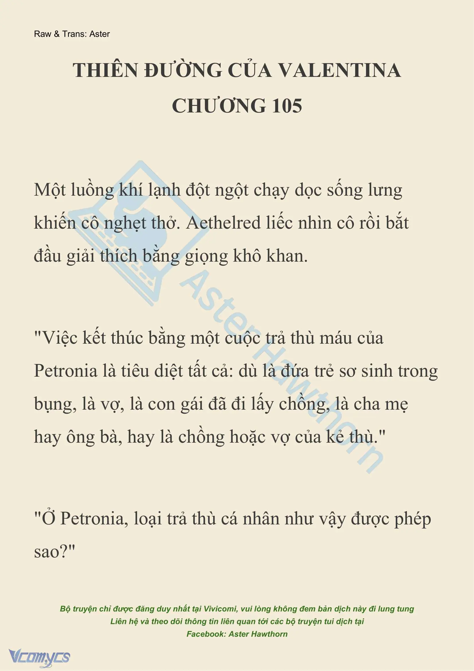 [NOVEL] Thiên Đường Của Valentina Chapter 105 - Trang 2