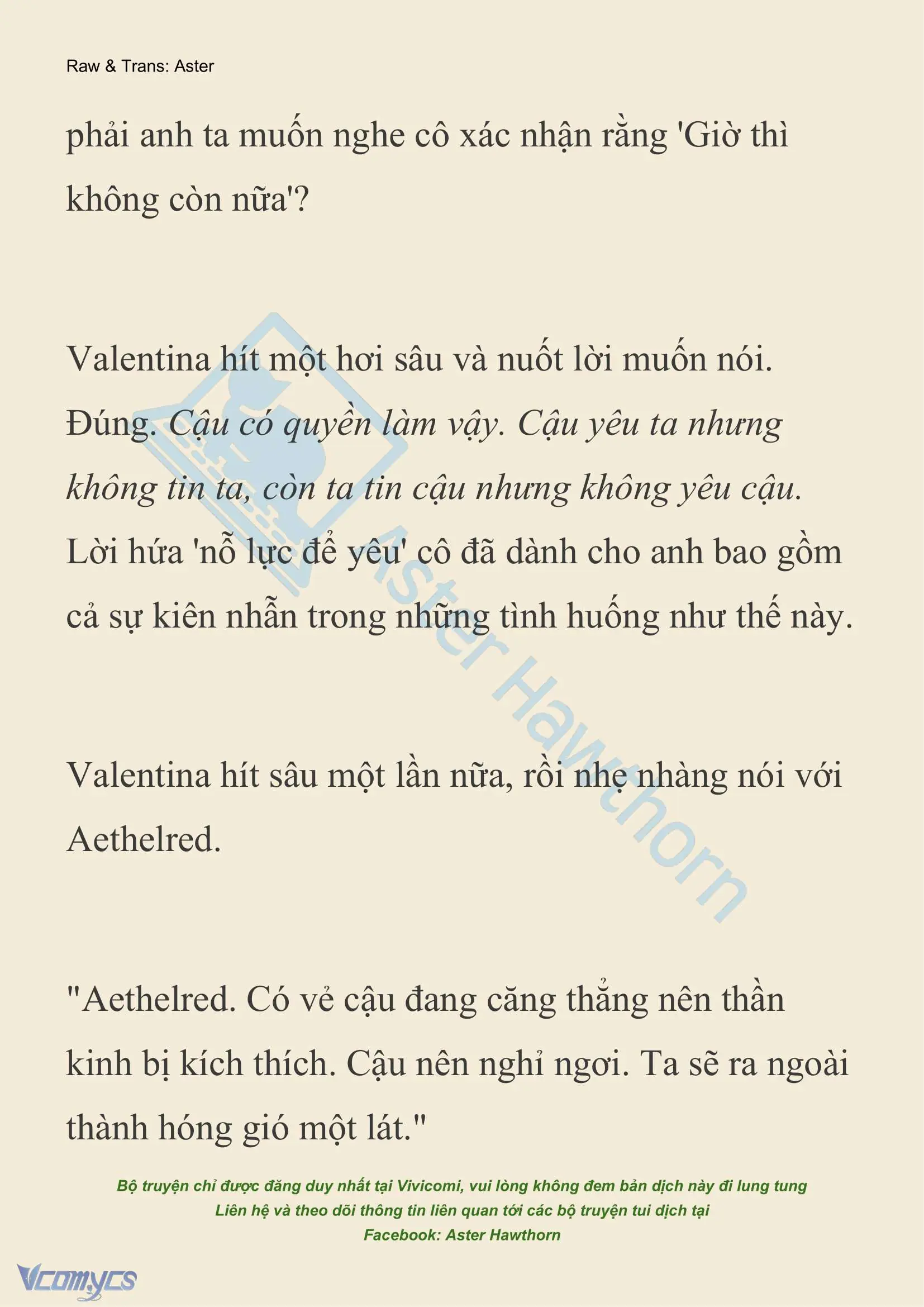[NOVEL] Thiên Đường Của Valentina Chapter 105 - Trang 7