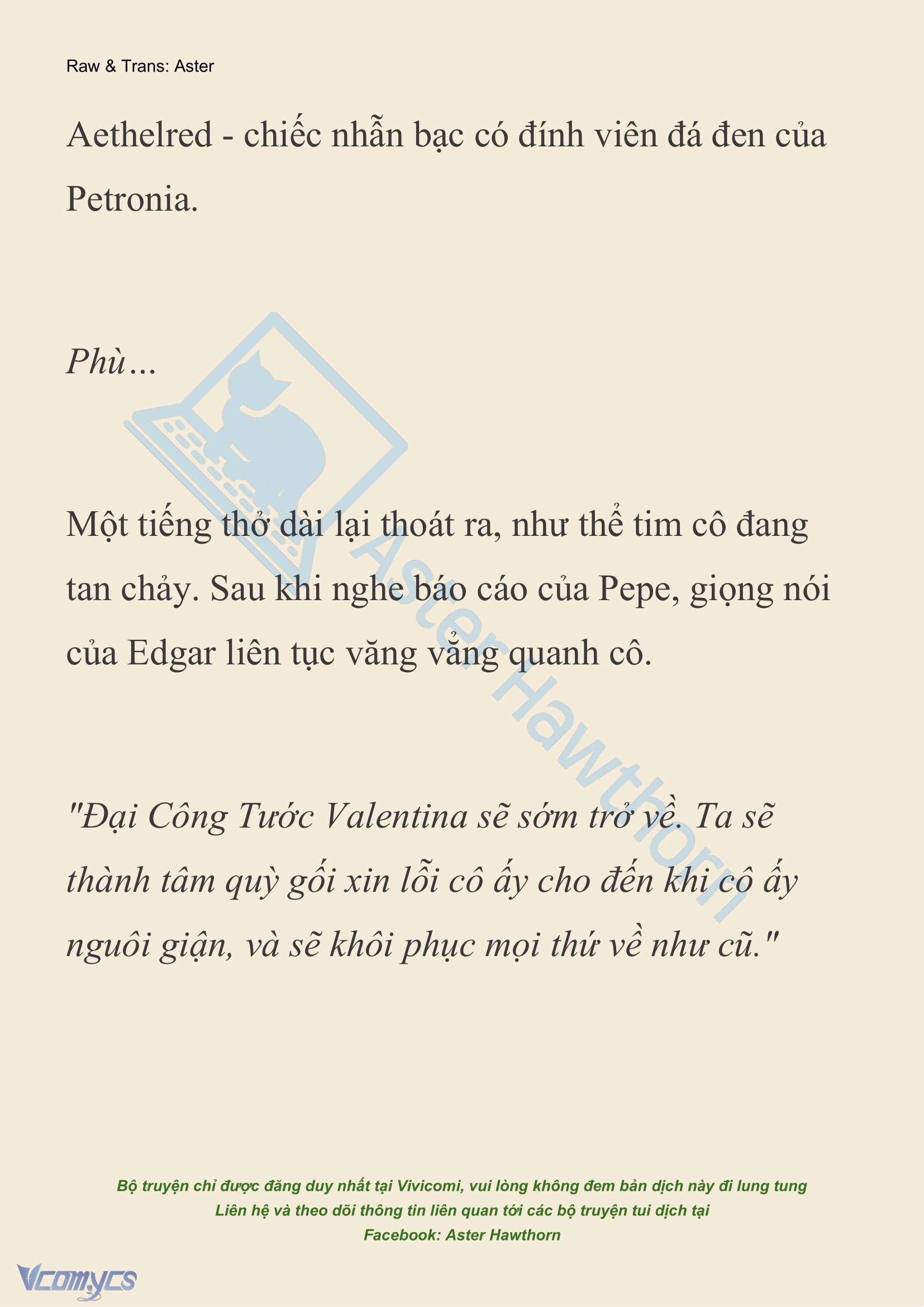 [NOVEL] Thiên Đường Của Valentina Chapter 106 - Trang 10
