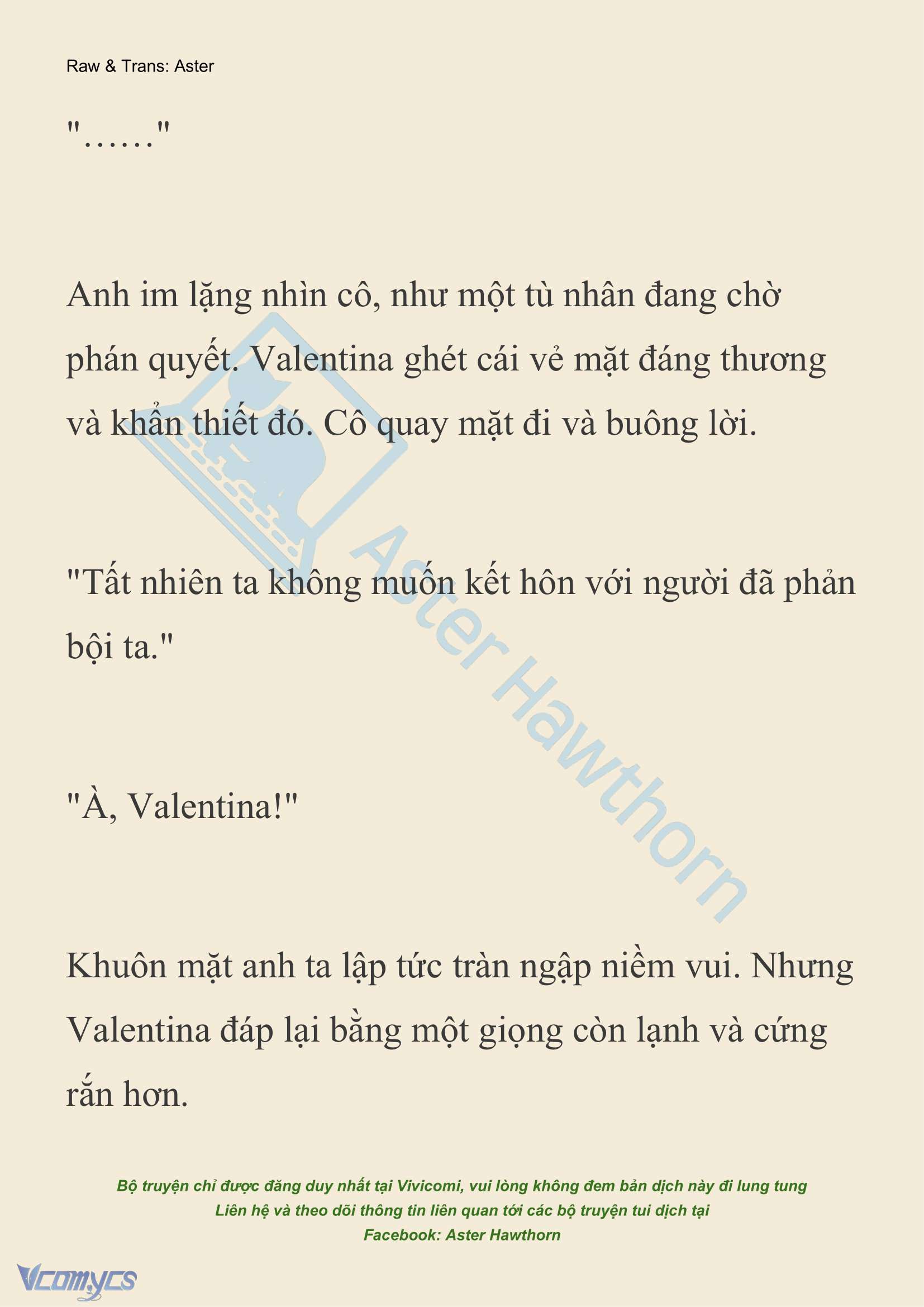 [NOVEL] Thiên Đường Của Valentina Chapter 107 - Trang 6