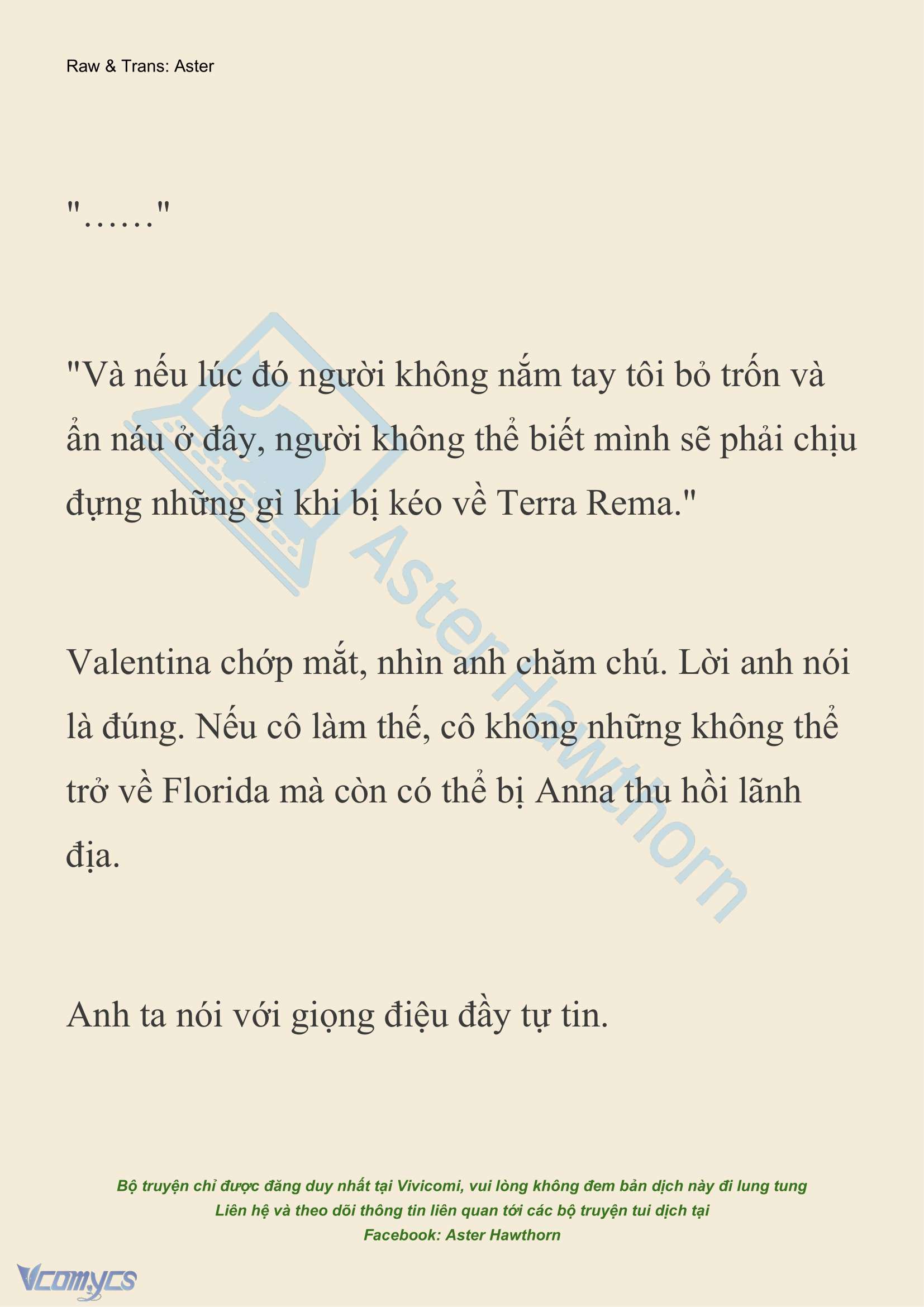 [NOVEL] Thiên Đường Của Valentina Chapter 107 - Trang 9