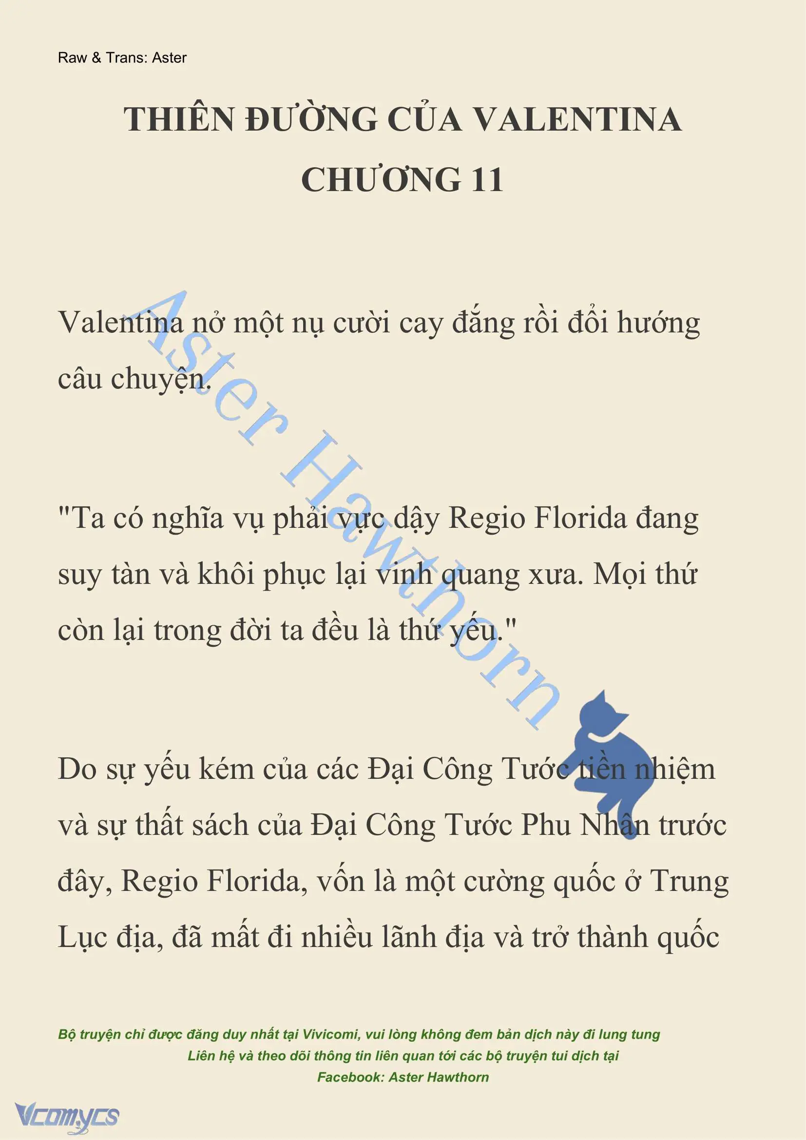 [NOVEL] Thiên Đường Của Valentina Chapter 11 - Trang 3
