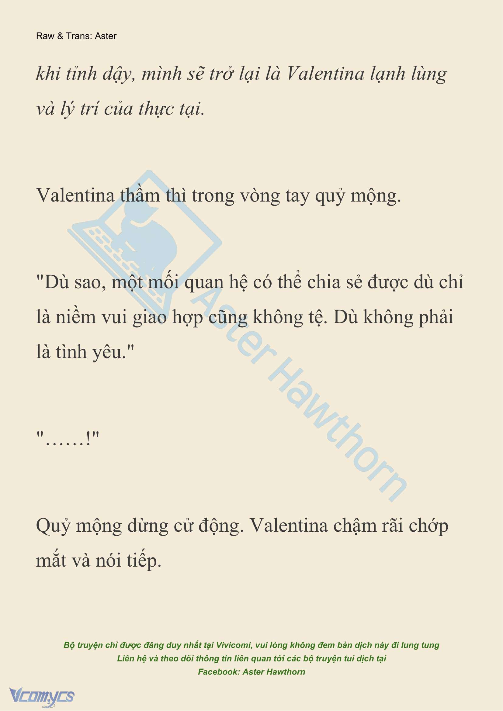 [NOVEL] Thiên Đường Của Valentina Chapter 112 - Trang 10