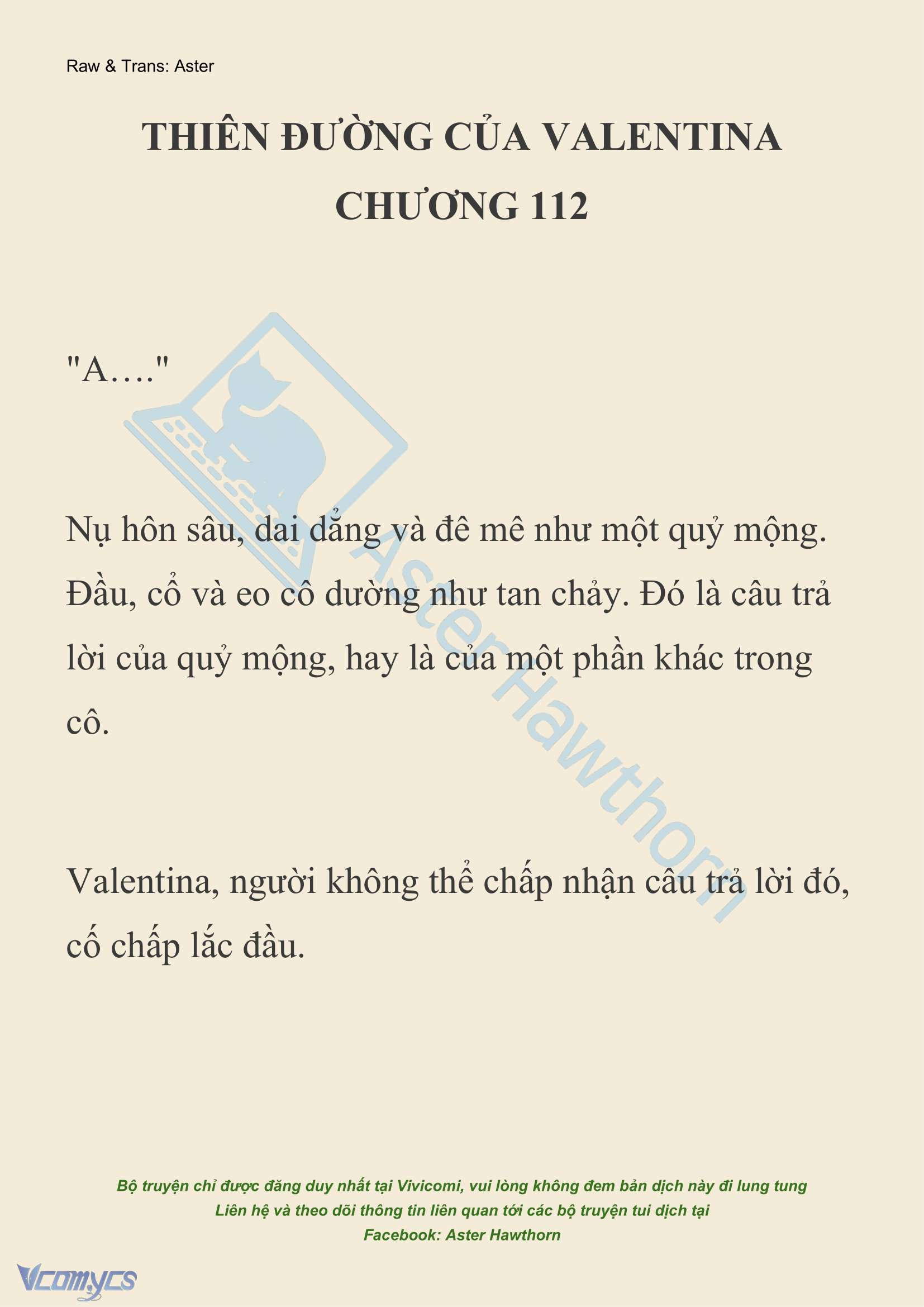 [NOVEL] Thiên Đường Của Valentina Chapter 112 - Trang 2
