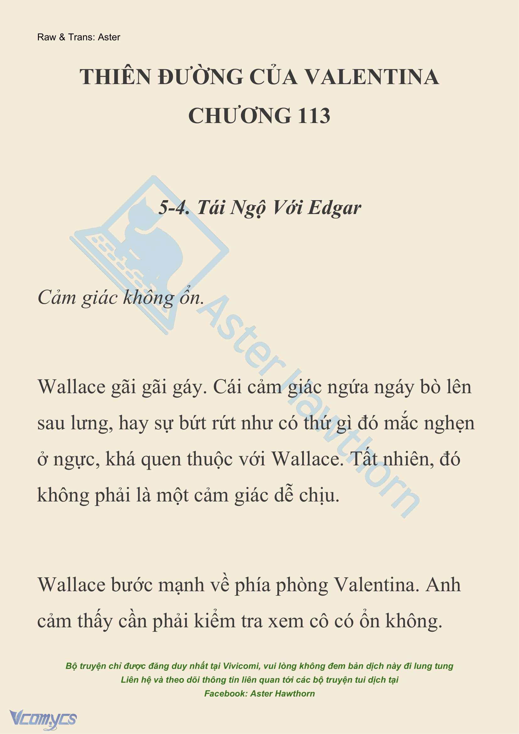 [NOVEL] Thiên Đường Của Valentina Chapter 113 - Trang 2